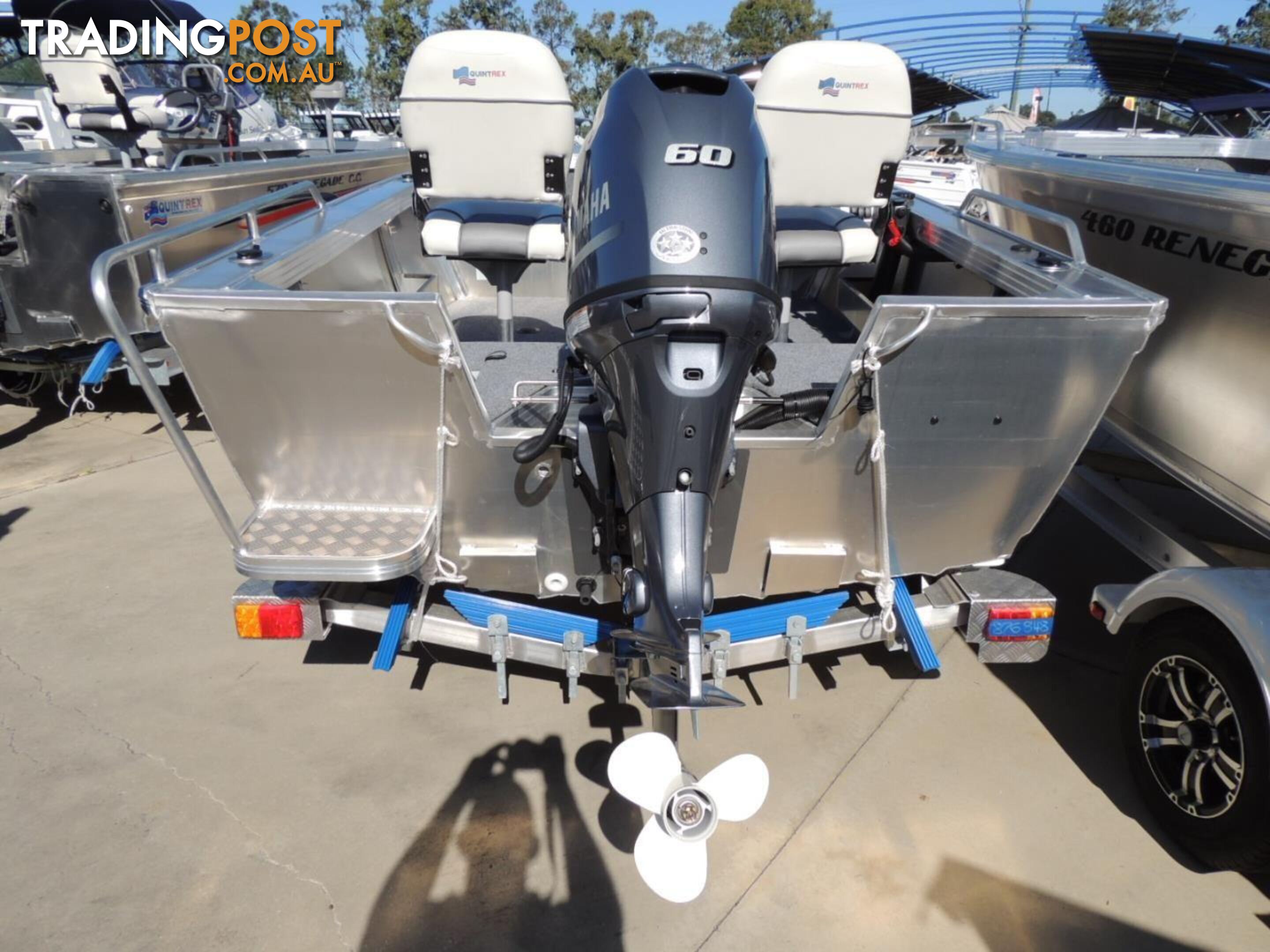 Quintrex 440 Renegade SC(Side Console) + Yamaha F60hp 4-stroke - Pack 1 for sale online prices