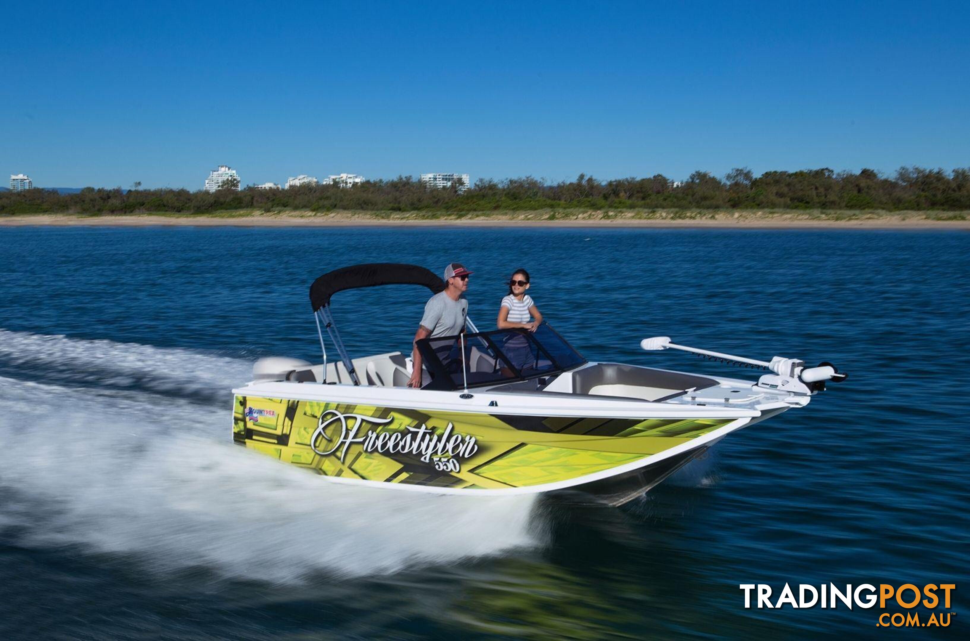 Quintrex 550 Freestyler PRO + Yamaha F130hp 4-Stroke - PRO Pack for sale online prices