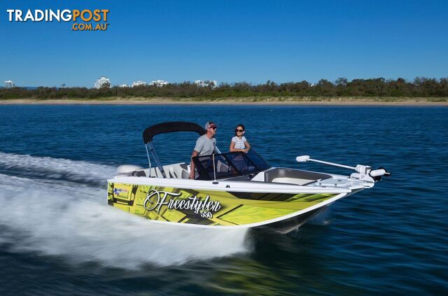 Quintrex 550 Freestyler PRO + Yamaha F130hp 4-Stroke - PRO Pack for sale online prices