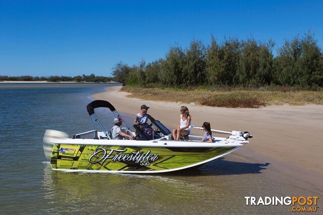 Quintrex 550 Freestyler PRO + Yamaha F130hp 4-Stroke - PRO Pack for sale online prices