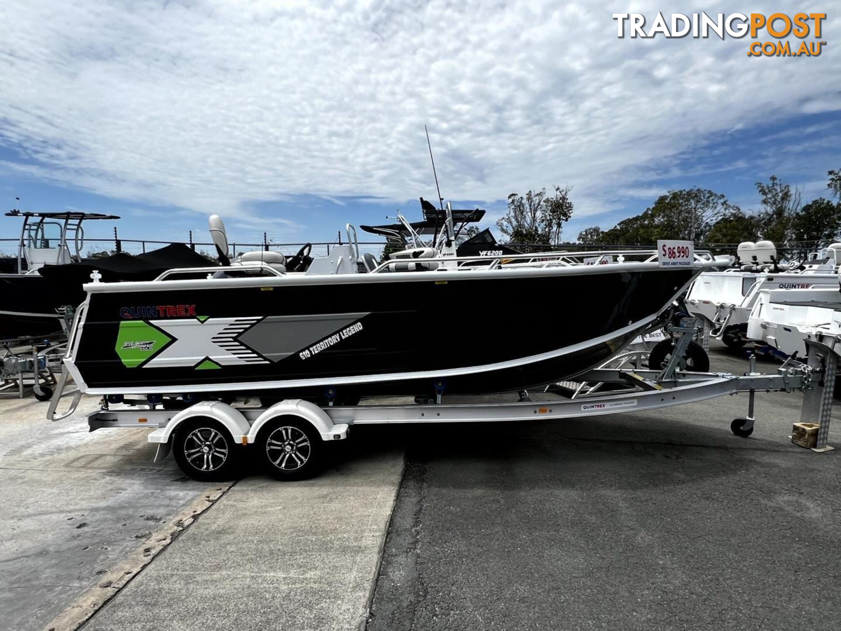 Quintrex 610 Territroy Legend + Yamaha F150HP 4-Stroke - STOCK BOAT for sale online prices