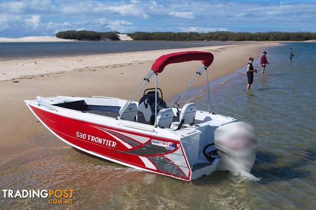 Quintrex 530 Frontier PRO SC + Yamaha F130hp 4-Stroke - PRO Pack for sale online prices