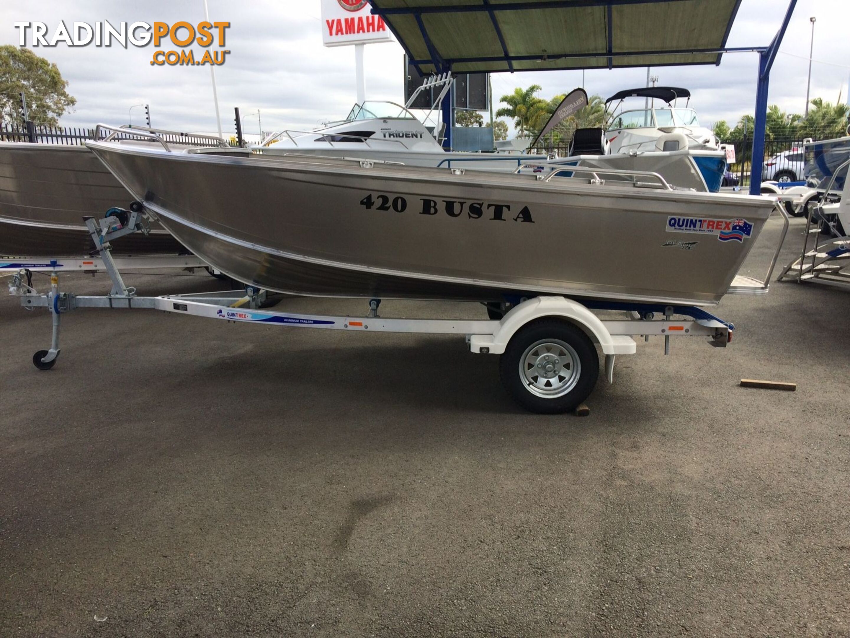 QUINTREX 420 BUSTA WITH YAMAHA 40HP FOURSTROKE FOR SALE