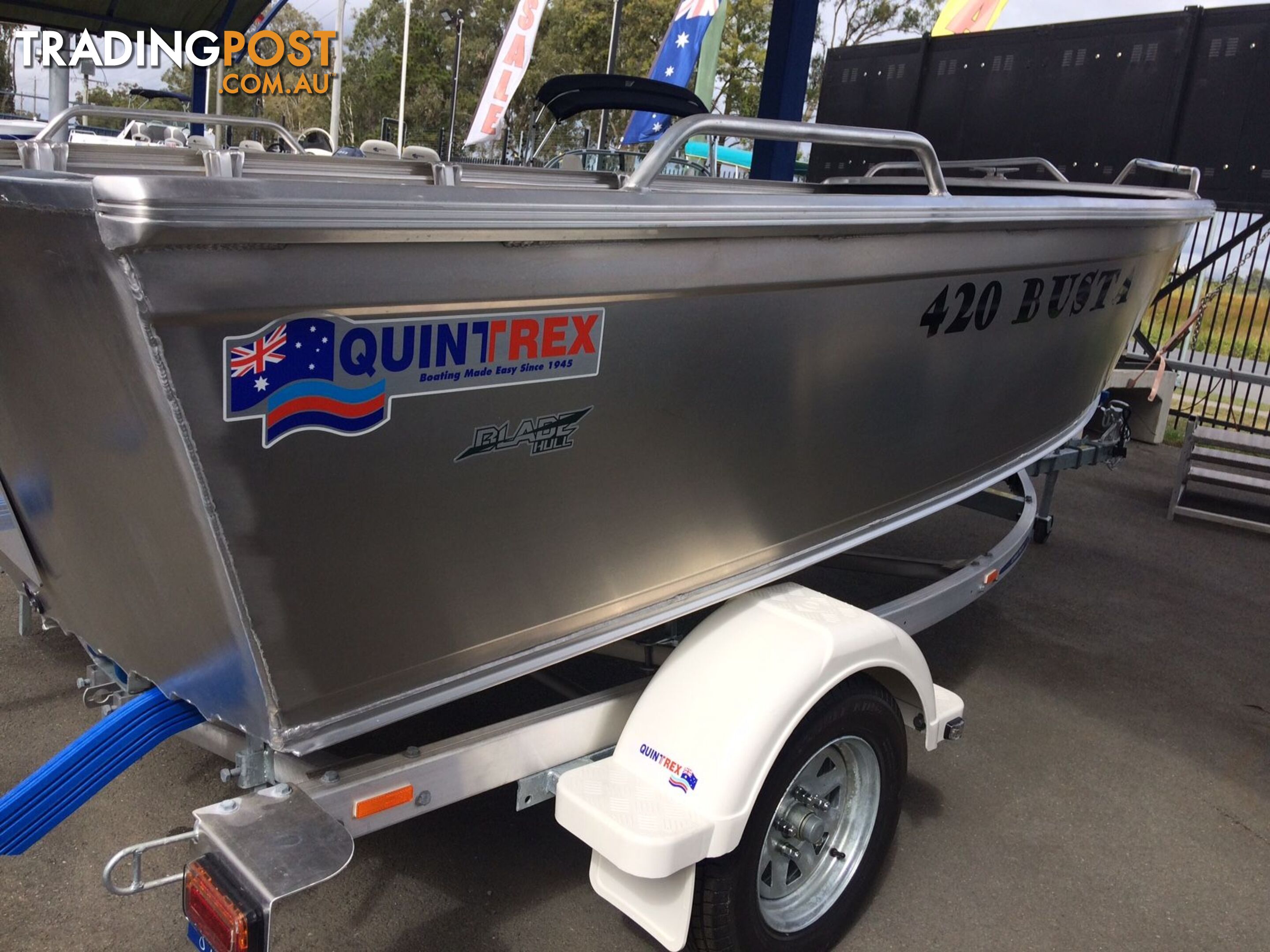 QUINTREX 420 BUSTA WITH YAMAHA 40HP FOURSTROKE FOR SALE