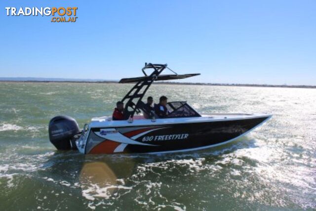 Quintrex 630 Freestyler + Yamaha F200hp 4-Stroke - Wake Tower Pack  for sale online prices