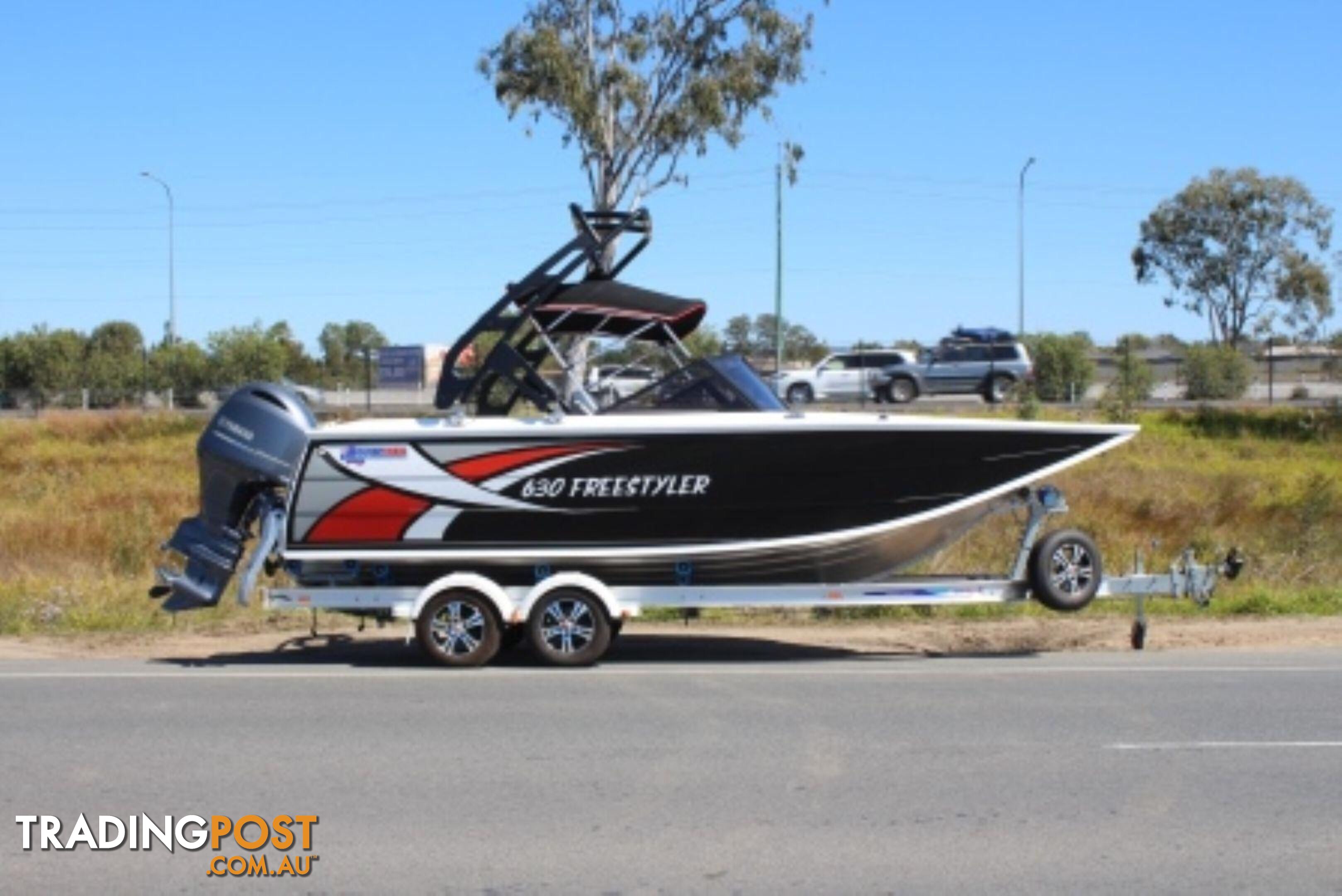 Quintrex 630 Freestyler + Yamaha F200hp 4-Stroke - Wake Tower Pack  for sale online prices