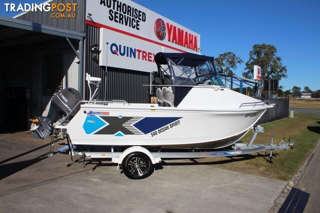 Quintrex 540 Ocean Spirit + Yamaha F130hp 4-Stroke - Pack 4 for sale online prices