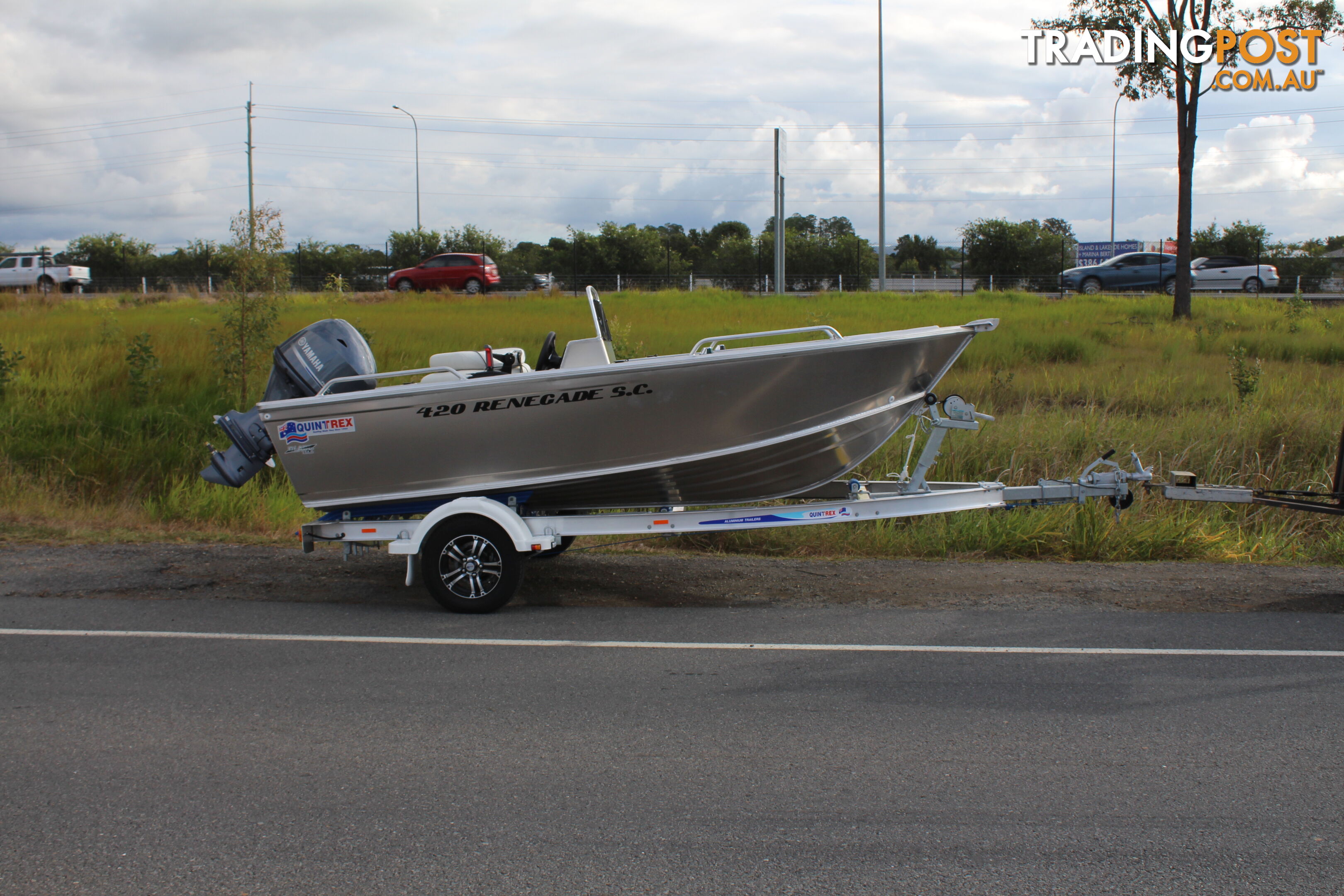 Quintrex 420 Renegade SC(Side Console) + Yamaha F40hp 4-Stoke - Pack 1 for sale online prices