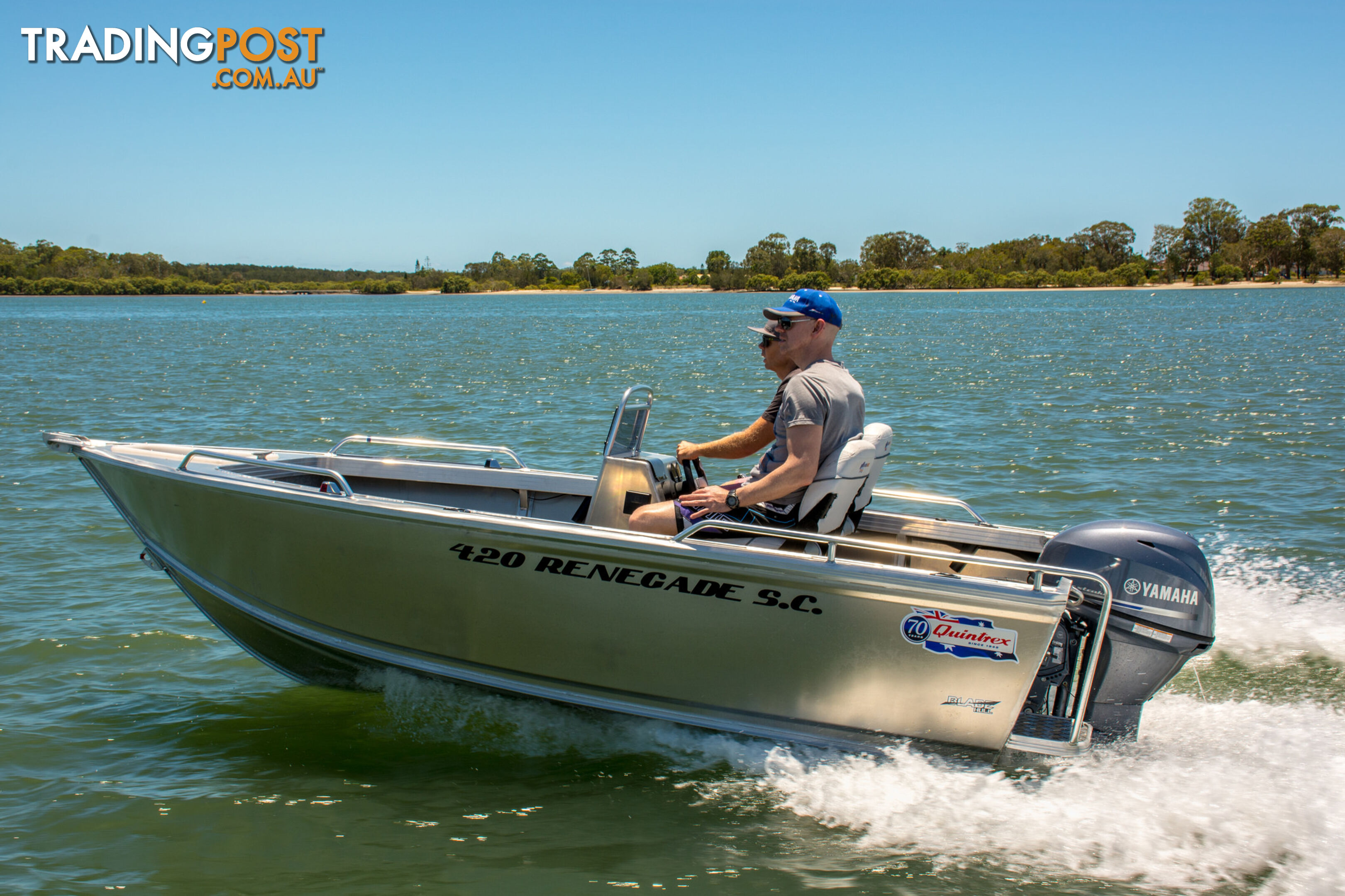 Quintrex 420 Renegade SC(Side Console) + Yamaha F40hp 4-Stoke - Pack 1 for sale online prices