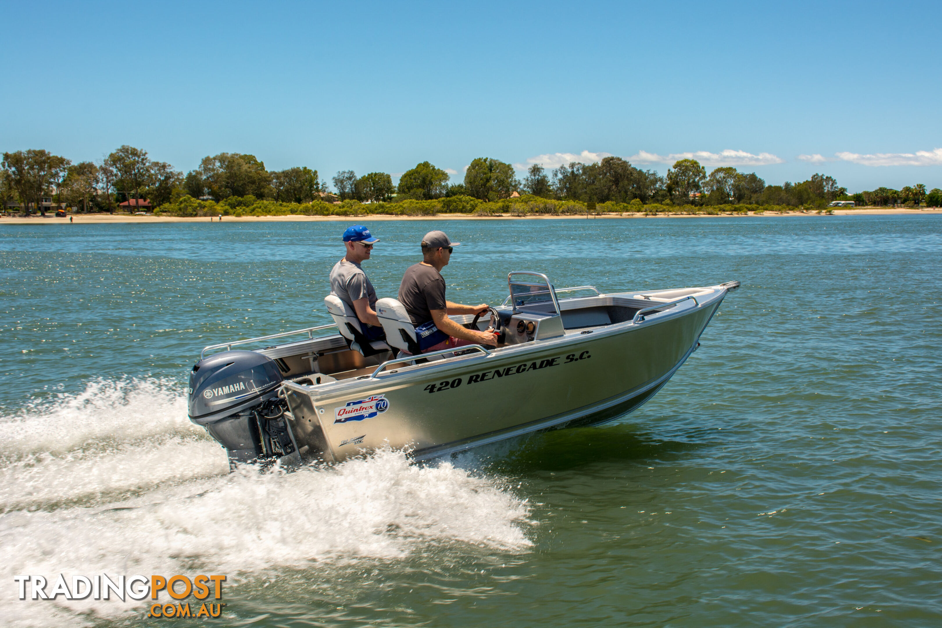 Quintrex 420 Renegade SC(Side Console) + Yamaha F40hp 4-Stoke - Pack 1 for sale online prices