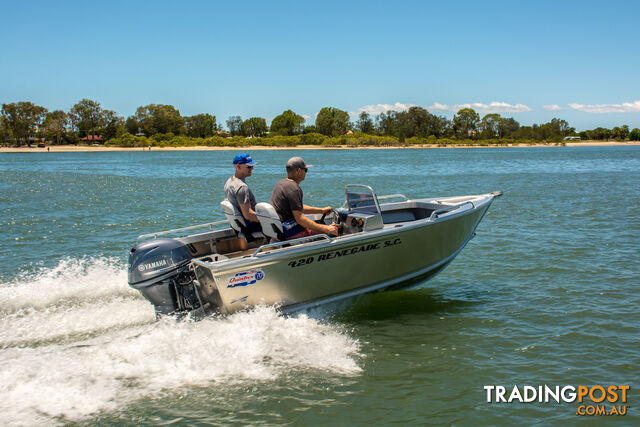 Quintrex 420 Renegade SC(Side Console) + Yamaha F40hp 4-Stoke - Pack 1 for sale online prices