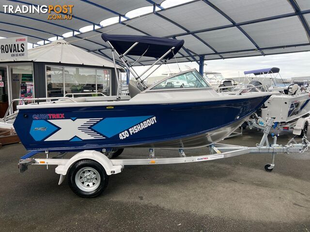 Quintrex 430 Fishabout + Yamaha F60HP - IN STOCK NOW