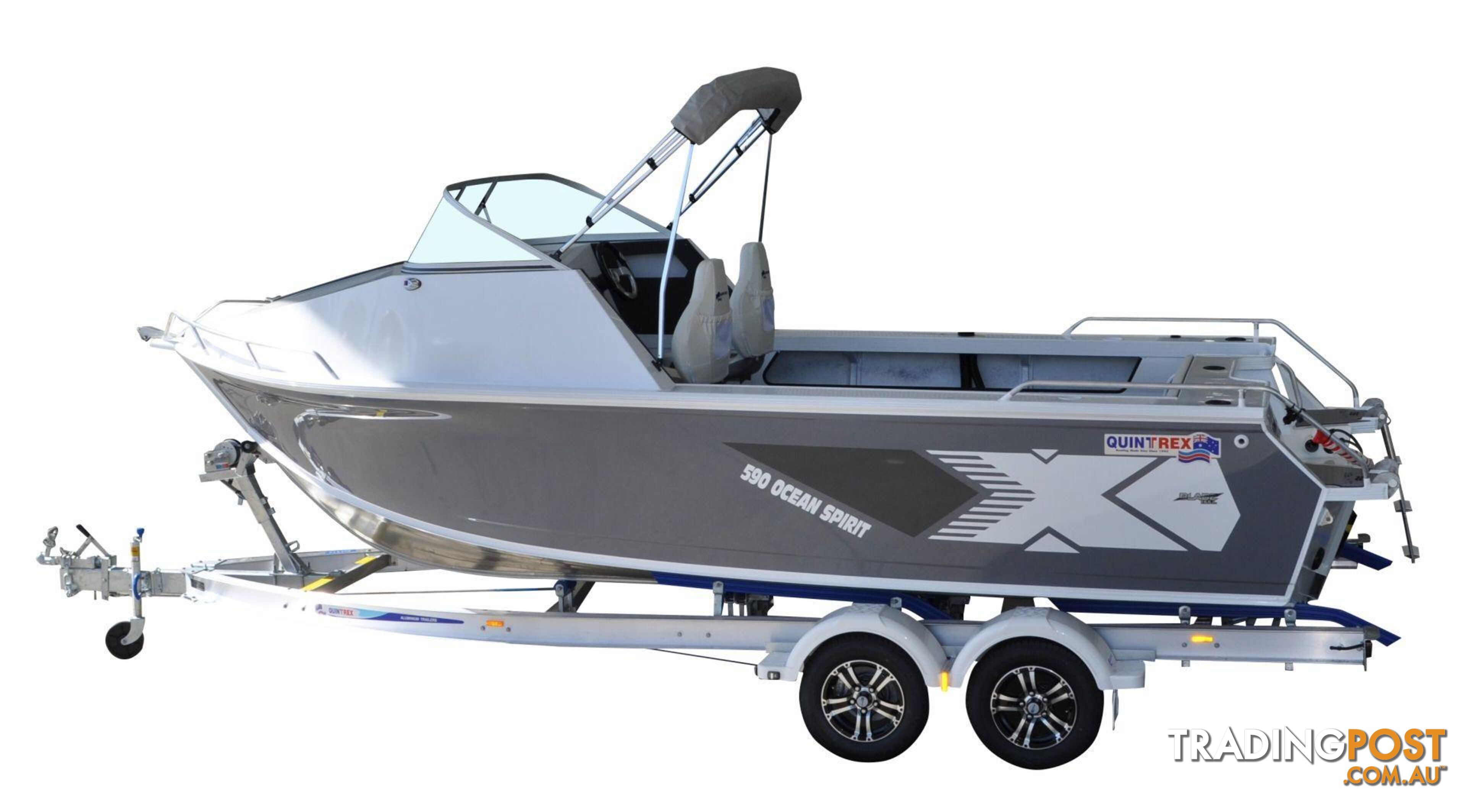 Quintrex 590 Ocean Spirit + Yamaha F130hp 4-Stroke - Pack 1 for sale online prices