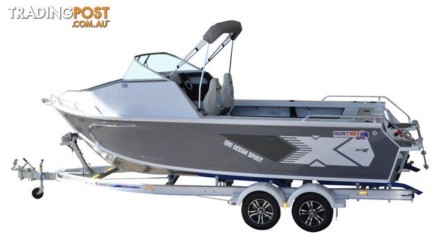 Quintrex 590 Ocean Spirit + Yamaha F130hp 4-Stroke - Pack 1 for sale online prices