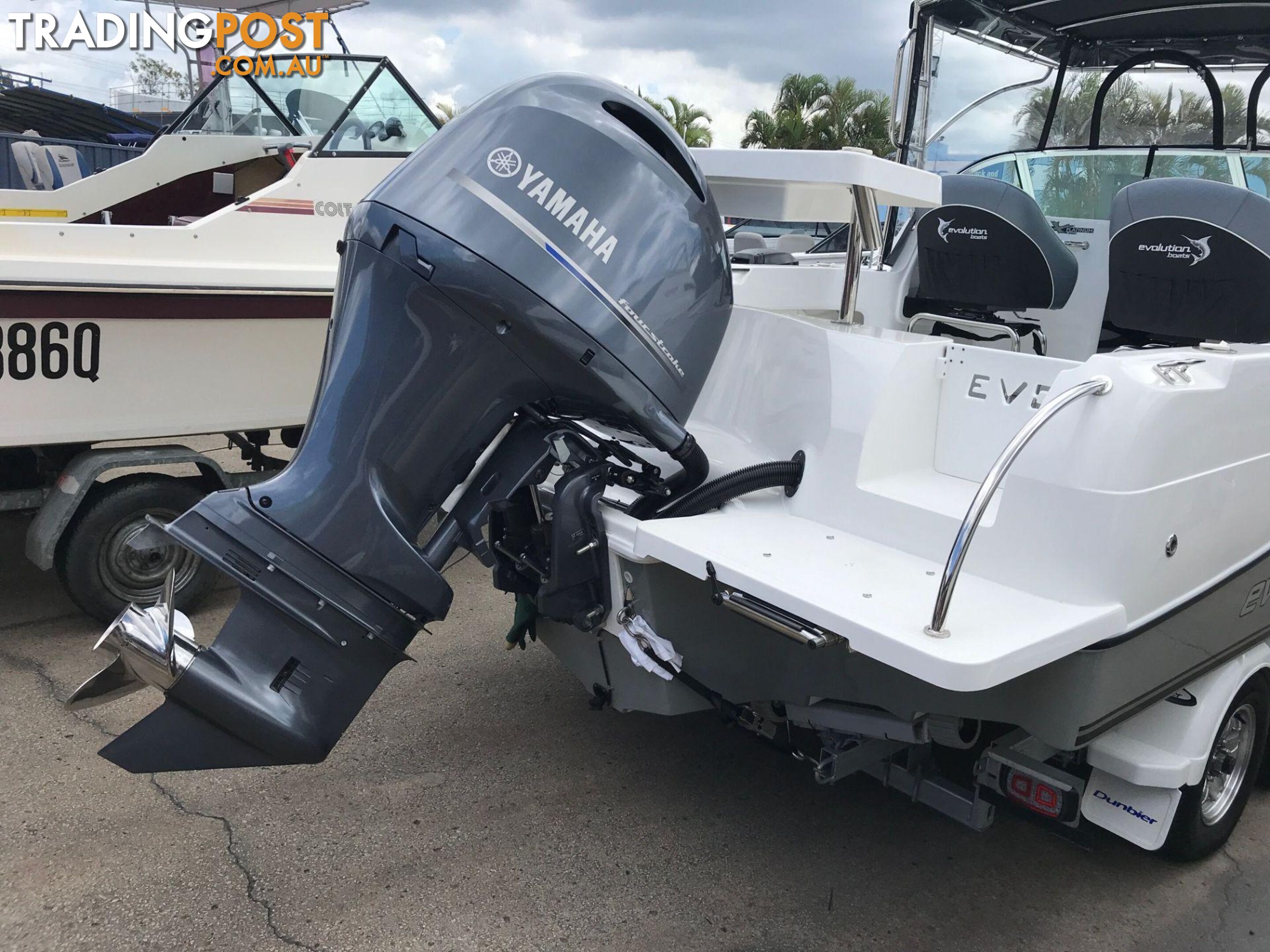 NEW 2024 EVOLUTION 552 PLATINUM FITTED WITH A YAMAHA F150 FOURSTROKE