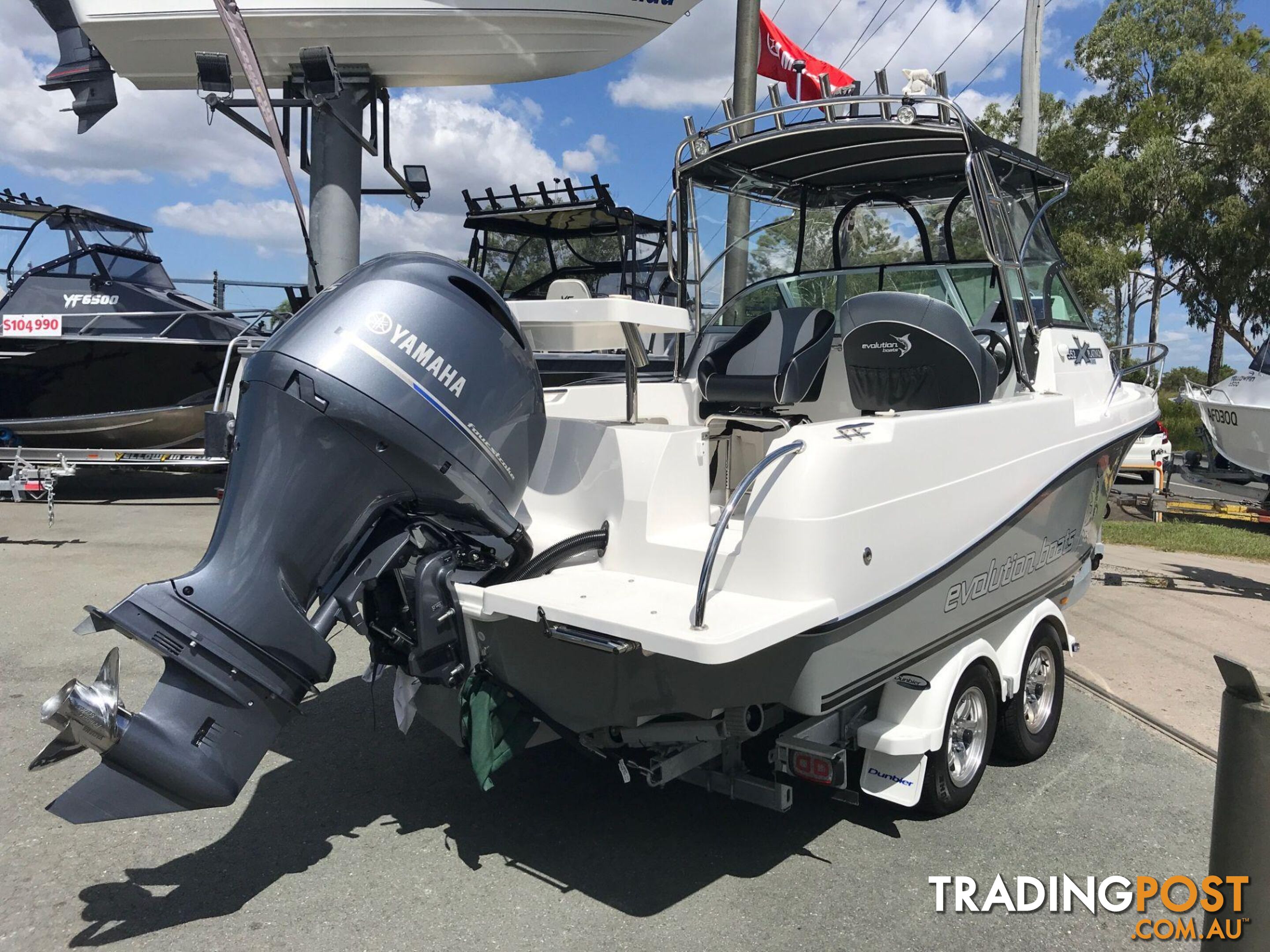 NEW 2024 EVOLUTION 552 PLATINUM FITTED WITH A YAMAHA F150 FOURSTROKE