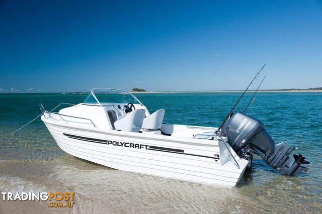 Polycraft 530 Warrior Cuddy Cabin + Yamaha F130hp 4-Stroke - Pack 2 for sale online prices