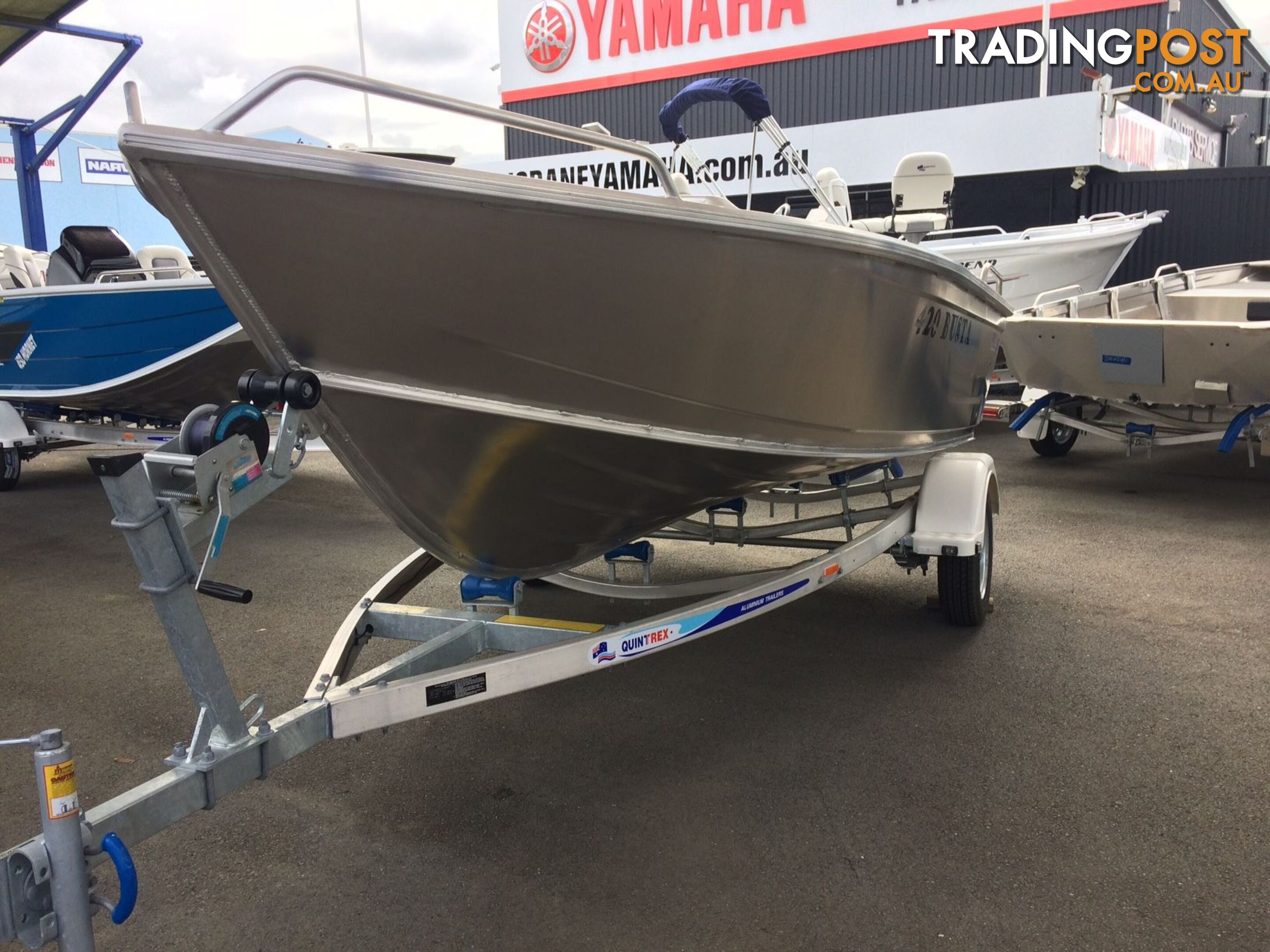 QUINTREX 420 BUSTA WITH YAMAHA 40HP FOURSTROKE FOR SALE