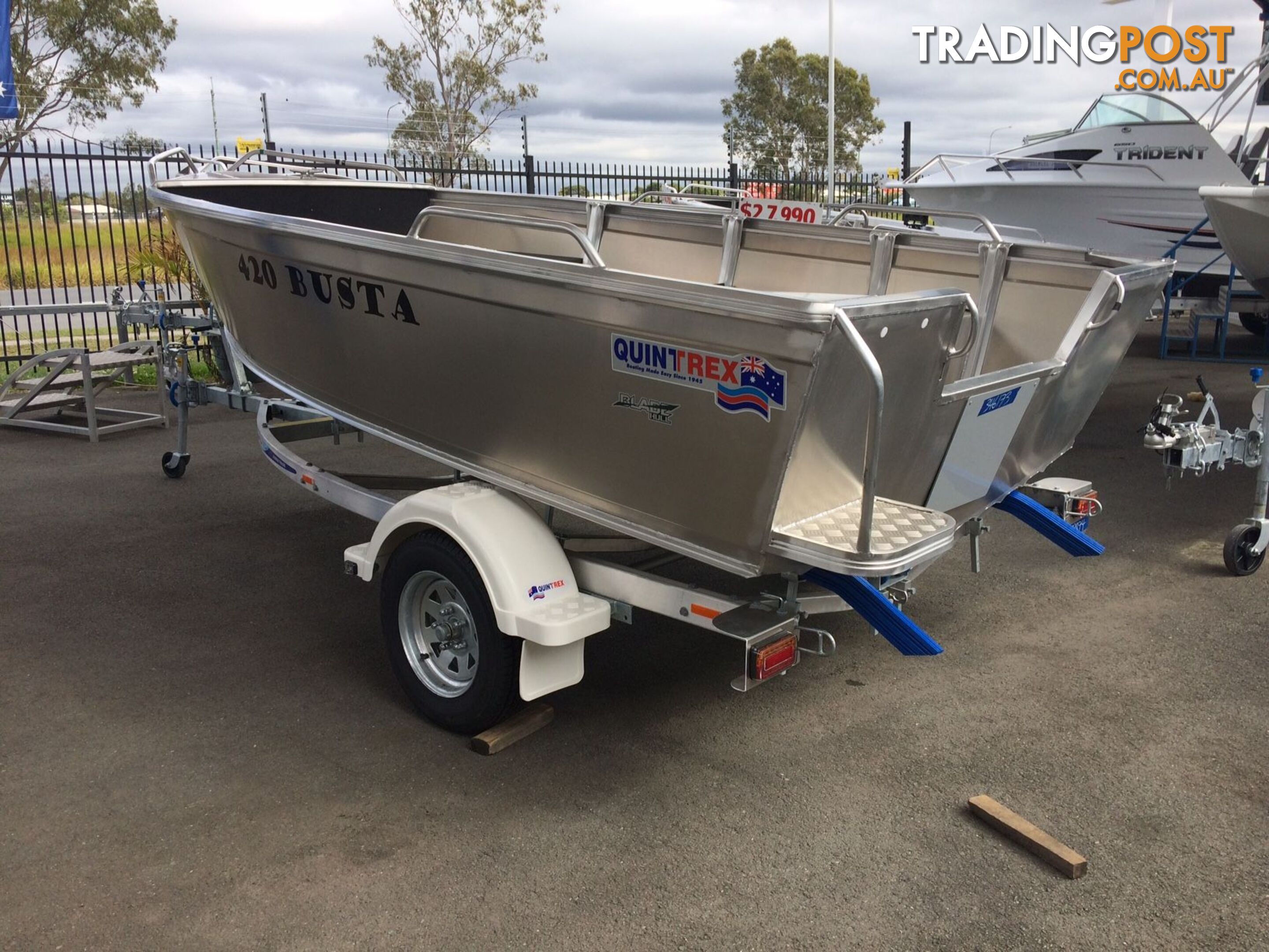 QUINTREX 420 BUSTA WITH YAMAHA 40HP FOURSTROKE FOR SALE