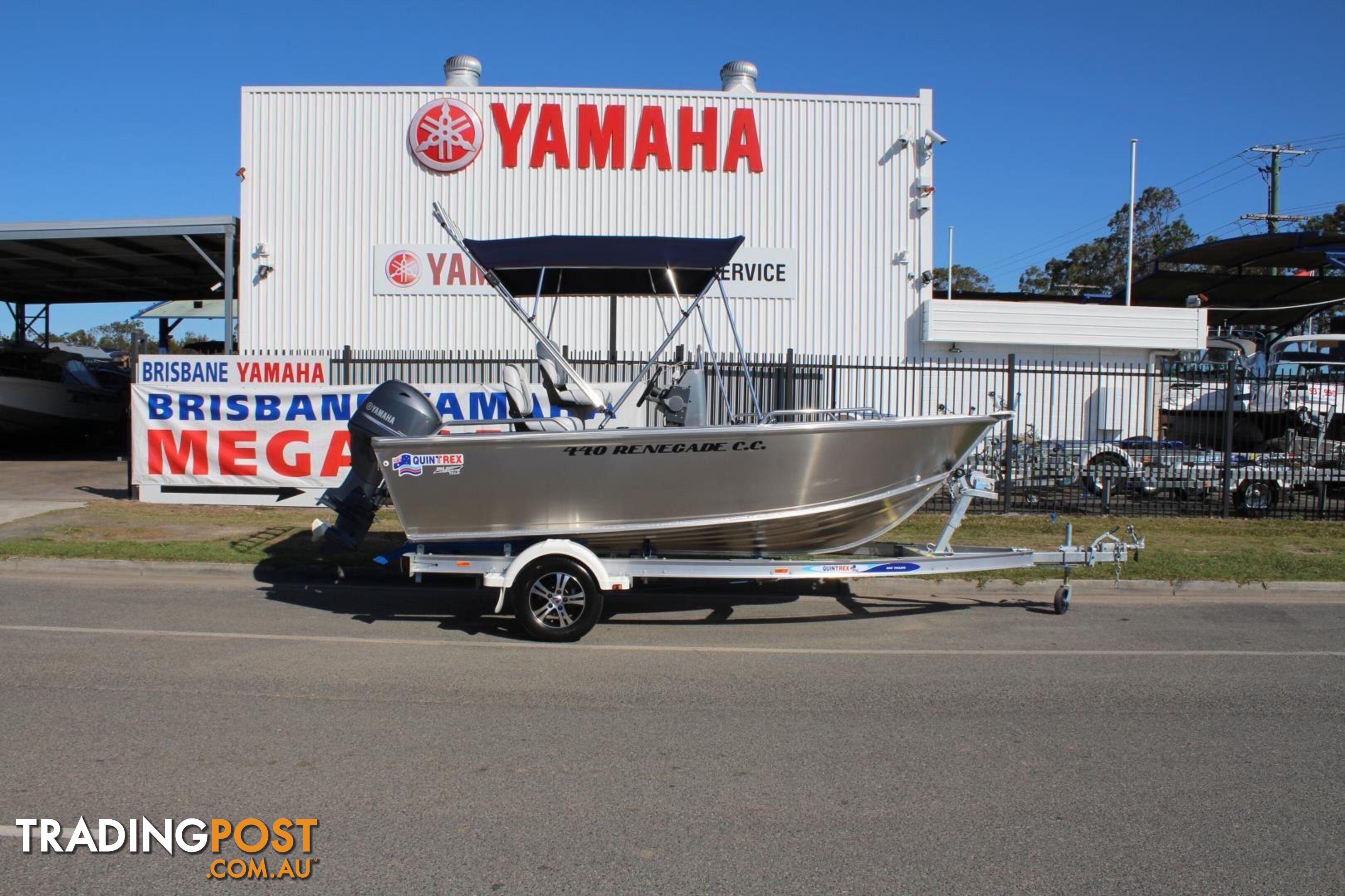 Quintrex 440 Renegade PRO CC(Centre Console)+ Yamaha F60hp 4-Stroke - PRO Pack for sale online prices