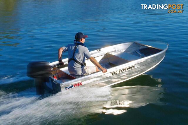 Quintrex 370 Explorer + Yamaha F15hp 4-Stroke - Pack 1 for sale online prices