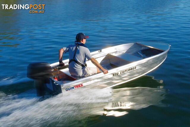 Quintrex 370 Explorer + Yamaha F15hp 4-Stroke - Pack 2 for sale online prices