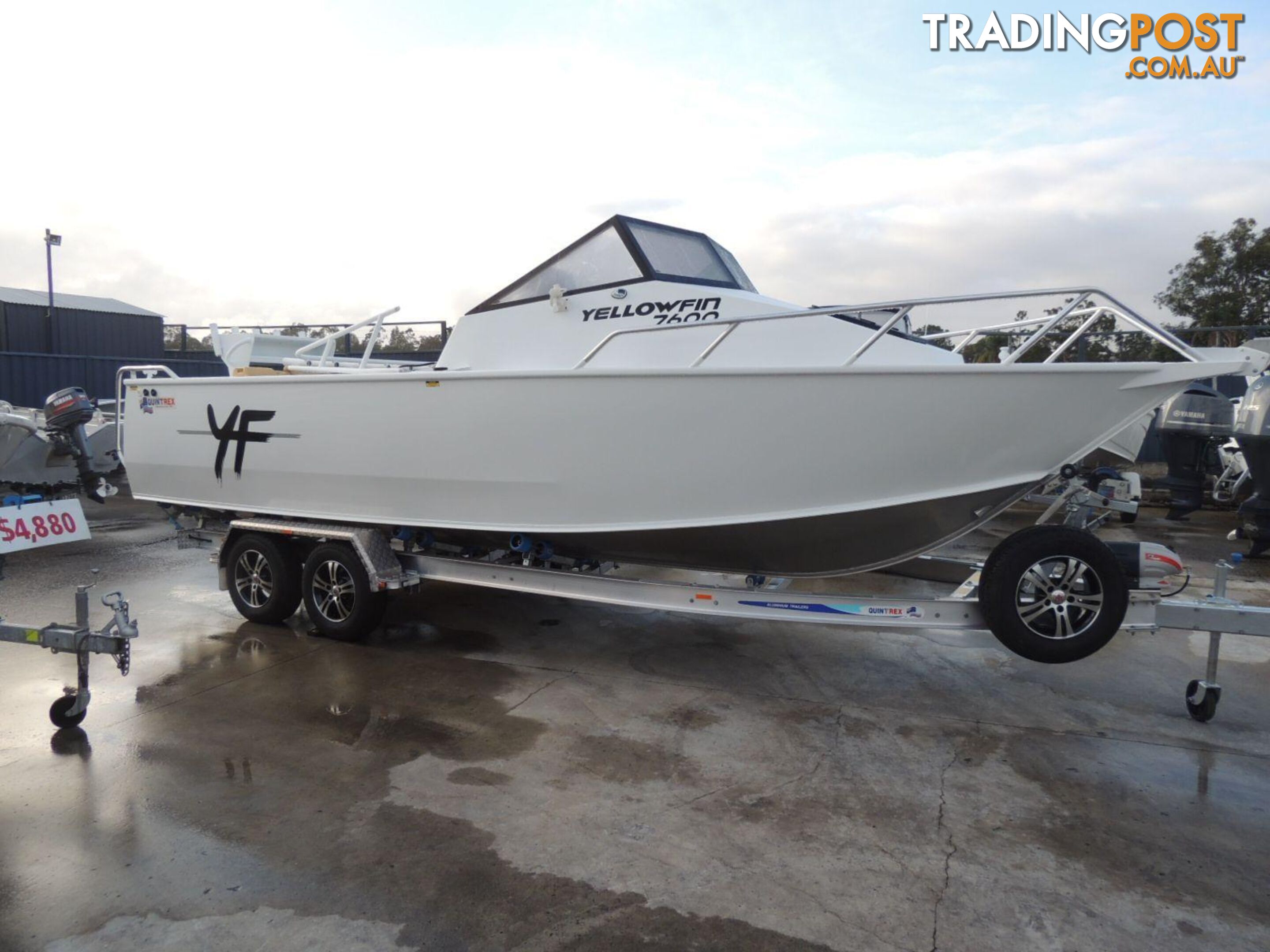 Yellowfin 7600 Soft Top Cabin + Yamaha F225hp 4-Stroke - Pack 1 for sale online prices