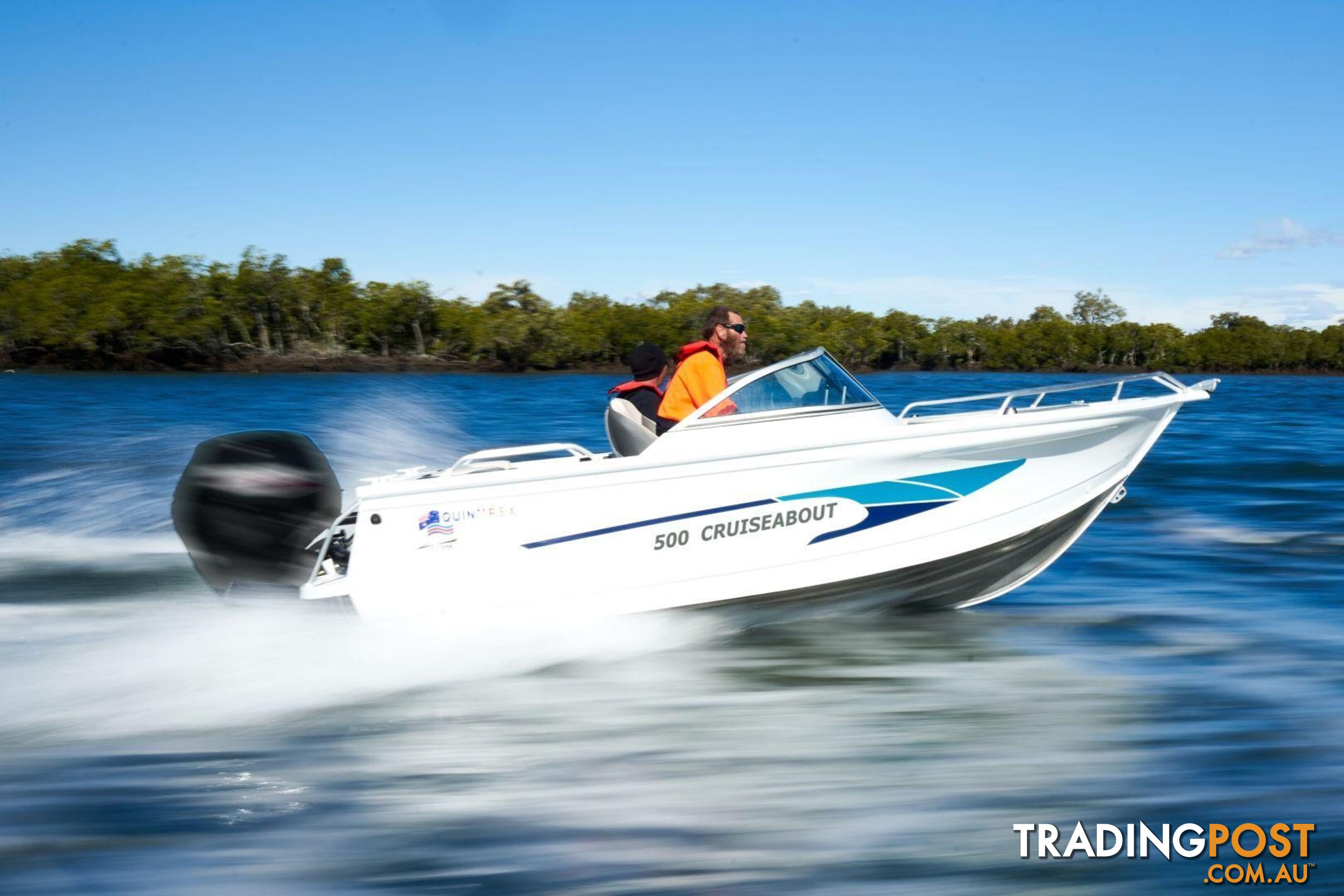 Quintrex 500 Cruiseabout + Yamaha F75hp 4-Stroke - Pack 1 for sale online prices