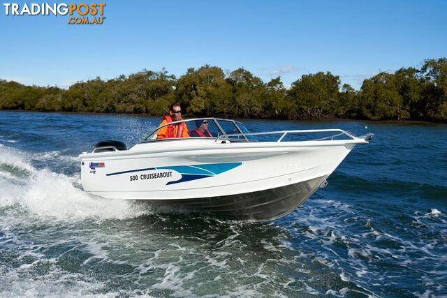 Quintrex 500 Cruiseabout + Yamaha F75hp 4-Stroke - Pack 1 for sale online prices