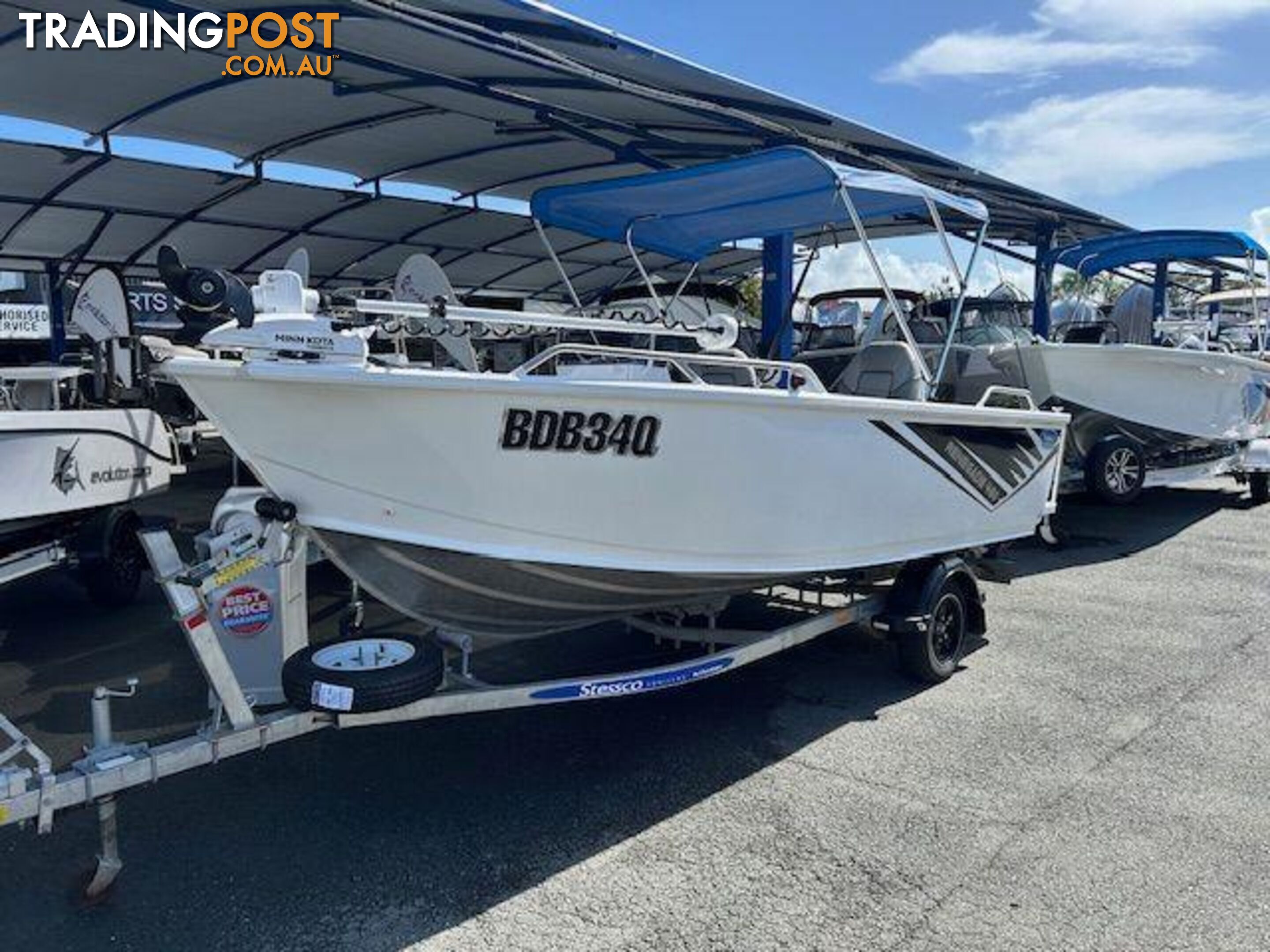 USED 2022 STESSCO 480 RENEGADE SC WITH YAMAHA F70 FOR SALE