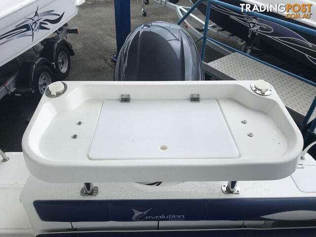 NEW 2024 EVOLUTION 552 PLATINUM FITTED WITH A YAMAHA F150 FOURSTROKE