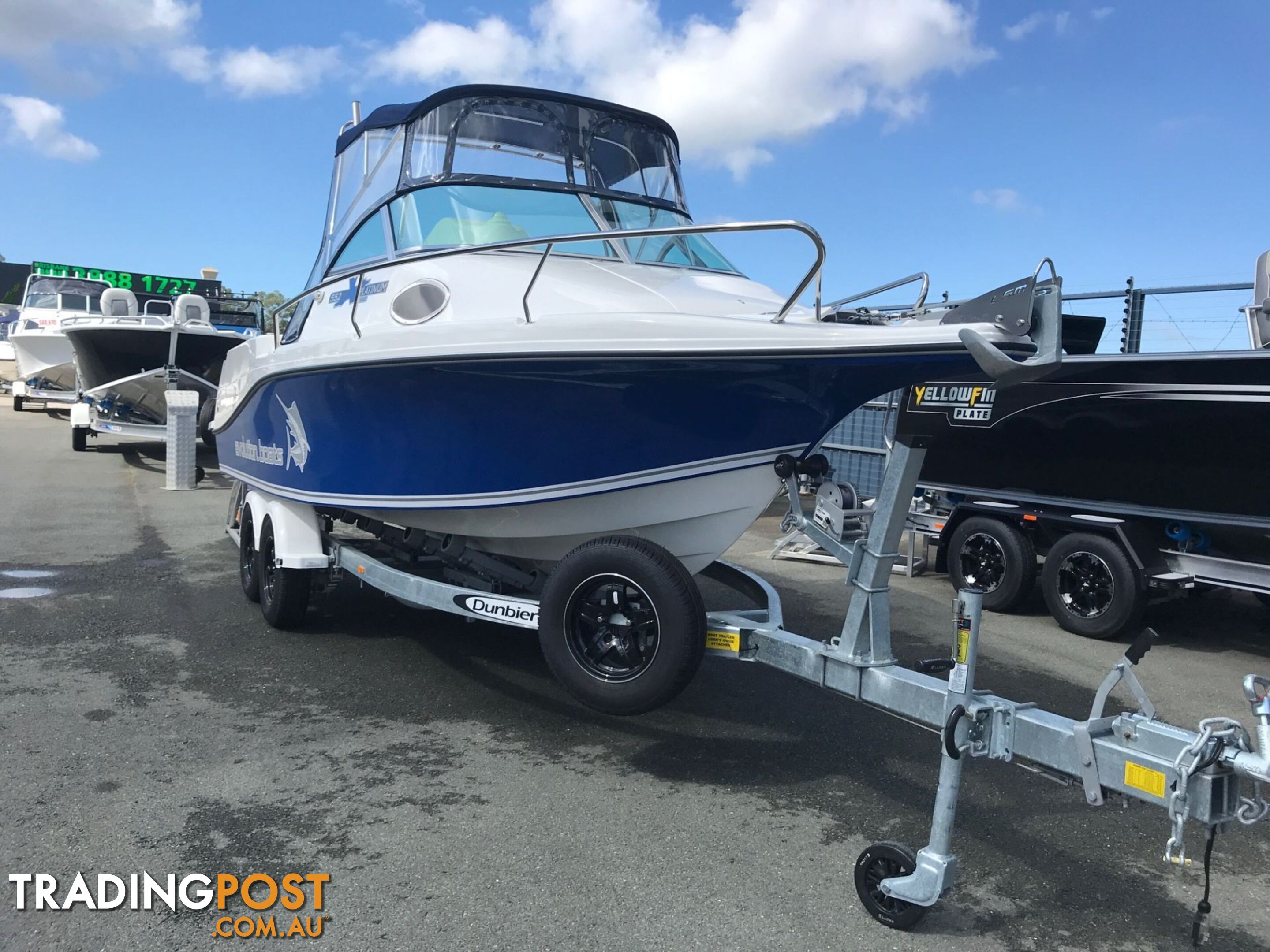 NEW 2024 EVOLUTION 552 PLATINUM FITTED WITH A YAMAHA F150 FOURSTROKE