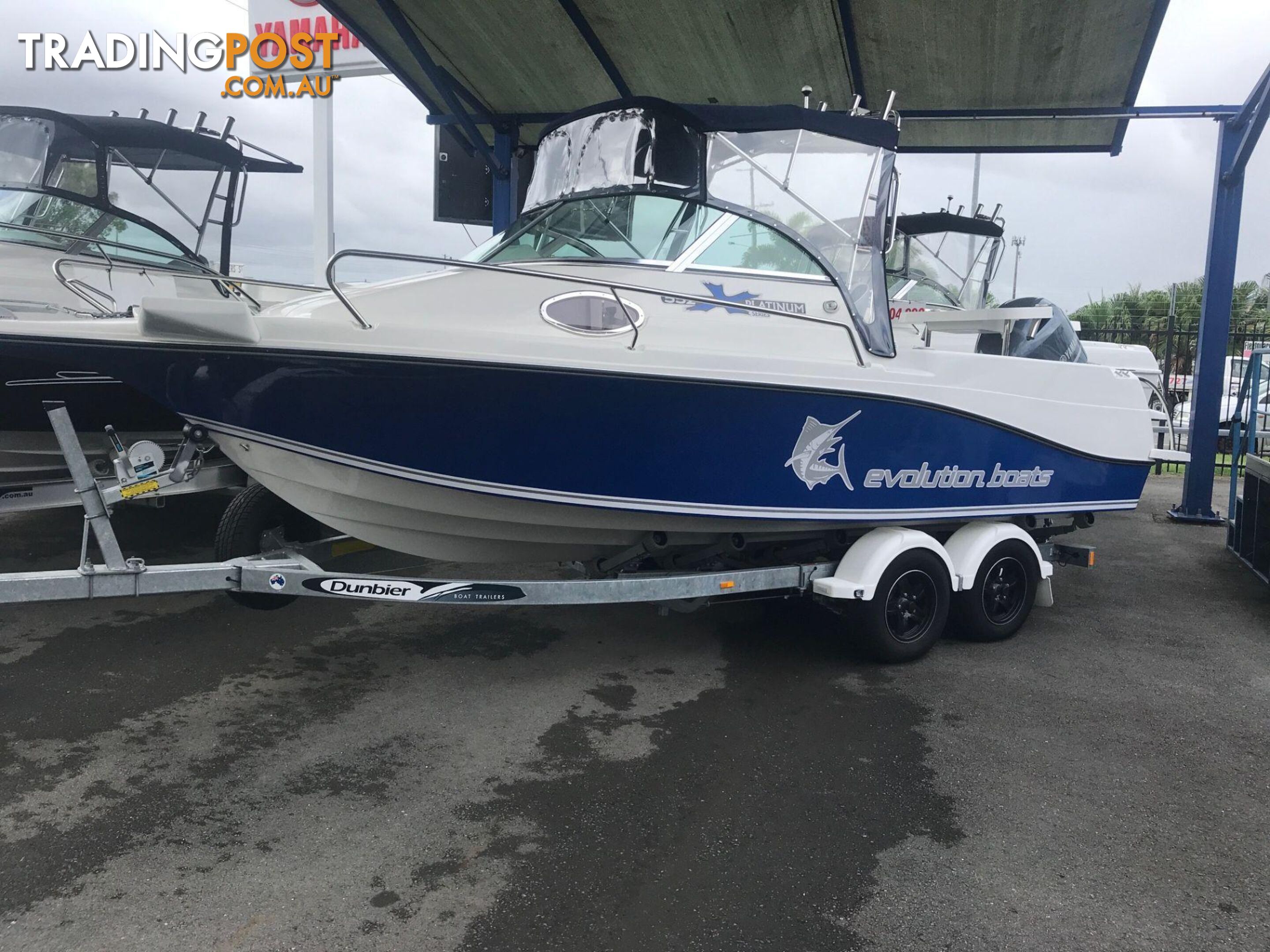 NEW 2024 EVOLUTION 552 PLATINUM FITTED WITH A YAMAHA F150 FOURSTROKE