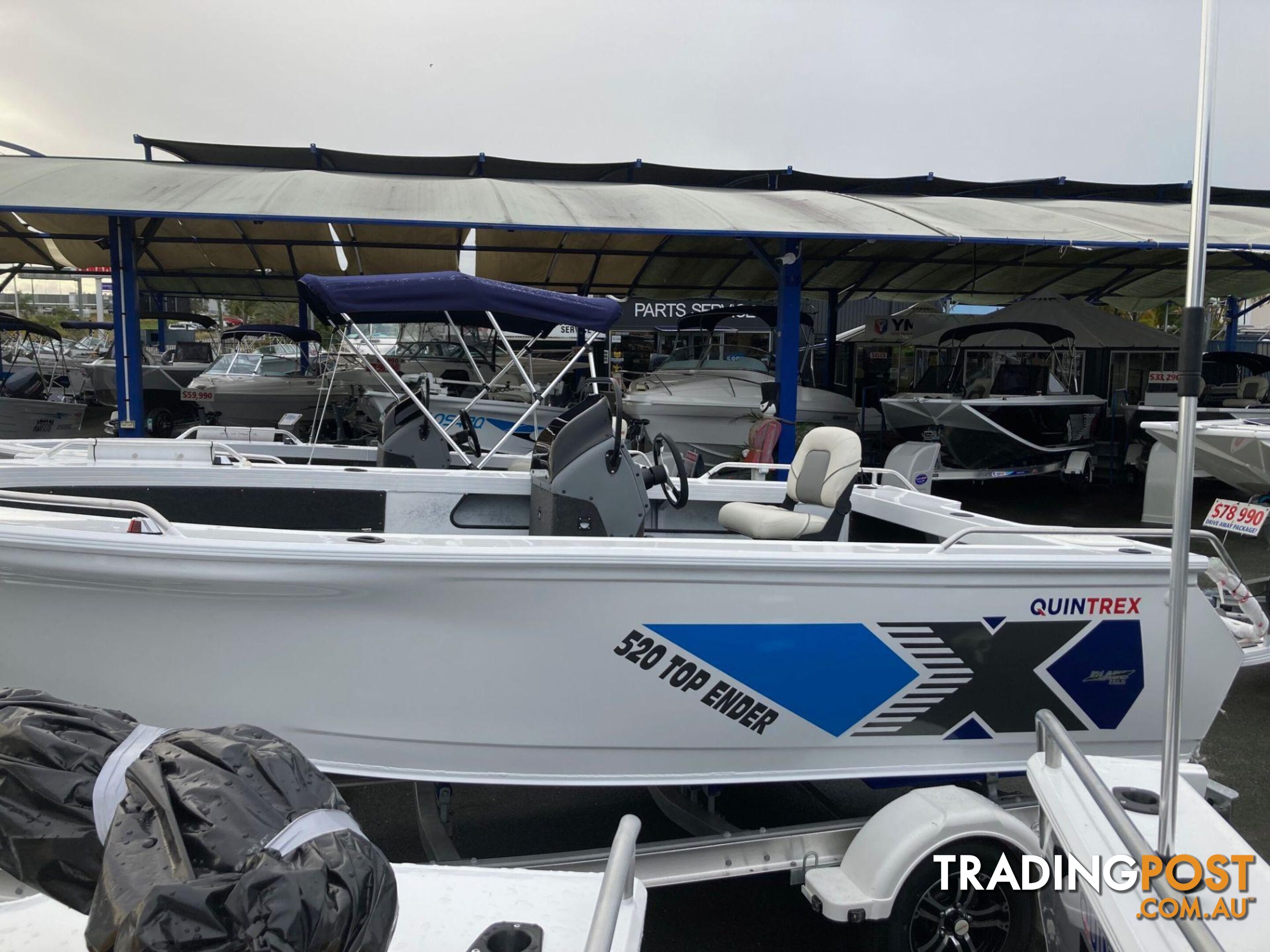 Quintrex 520 Top Ender + Yamaha F90hp 4-Stroke - Pack 2 for sale online prices