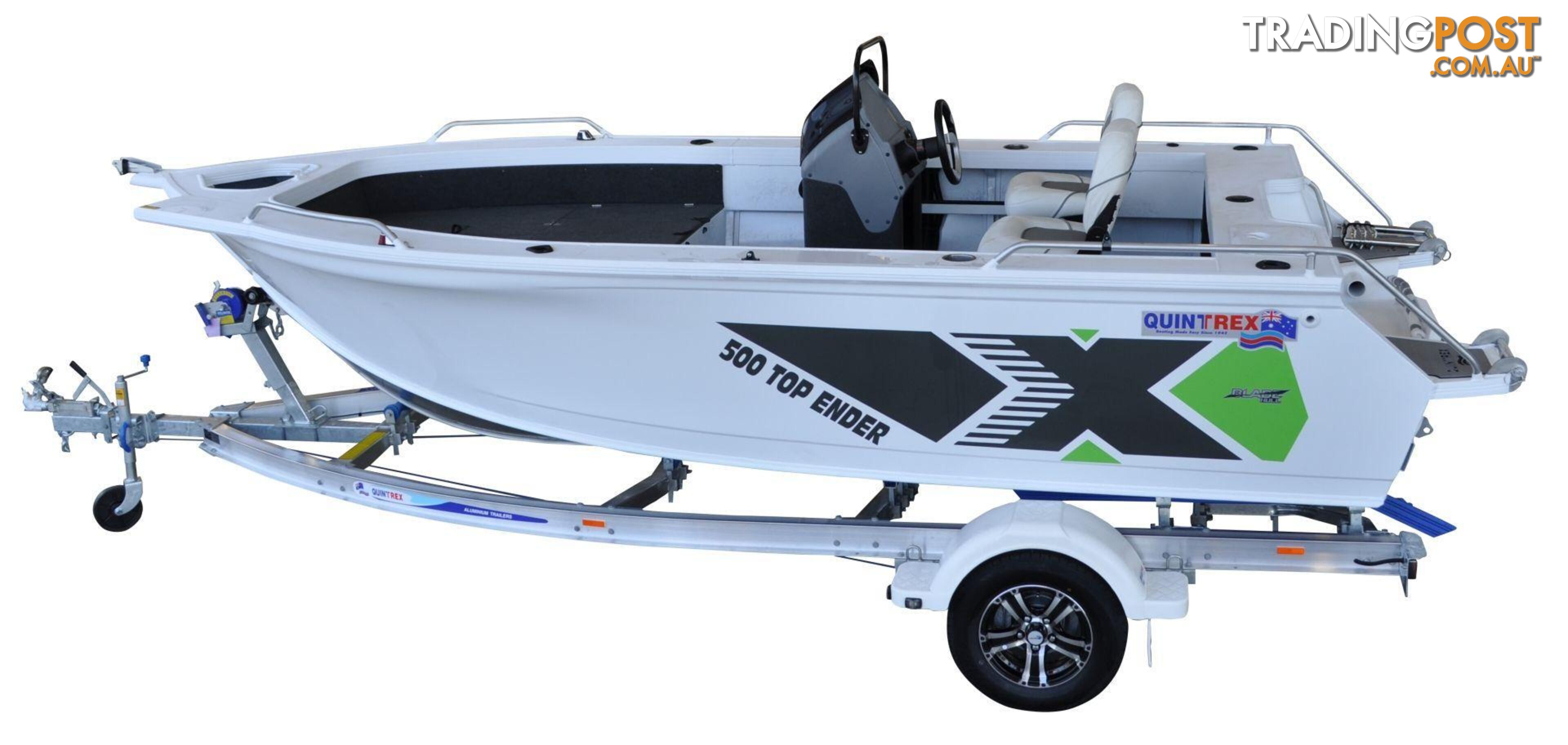 Quintrex 500 Top Ender + Yamaha F75hp 4-Stroke - Pack 1 for sale online prices