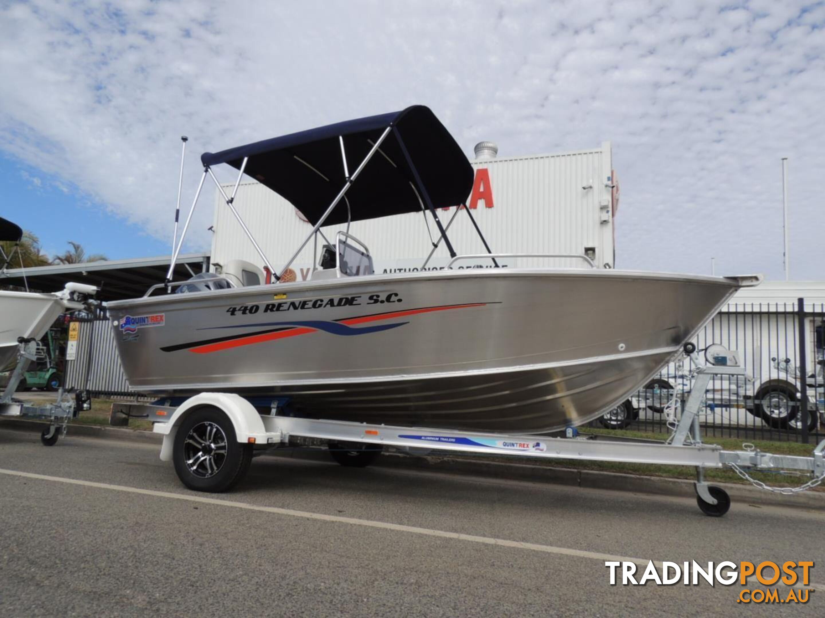 Quintrex 440 Renegade PRO SC(Side Console) + Yamaha F60hp 4-stroke - PRO Pack for sale online prices