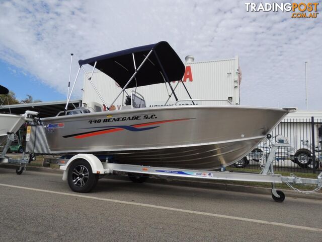 Quintrex 440 Renegade PRO SC(Side Console) + Yamaha F60hp 4-stroke - PRO Pack for sale online prices