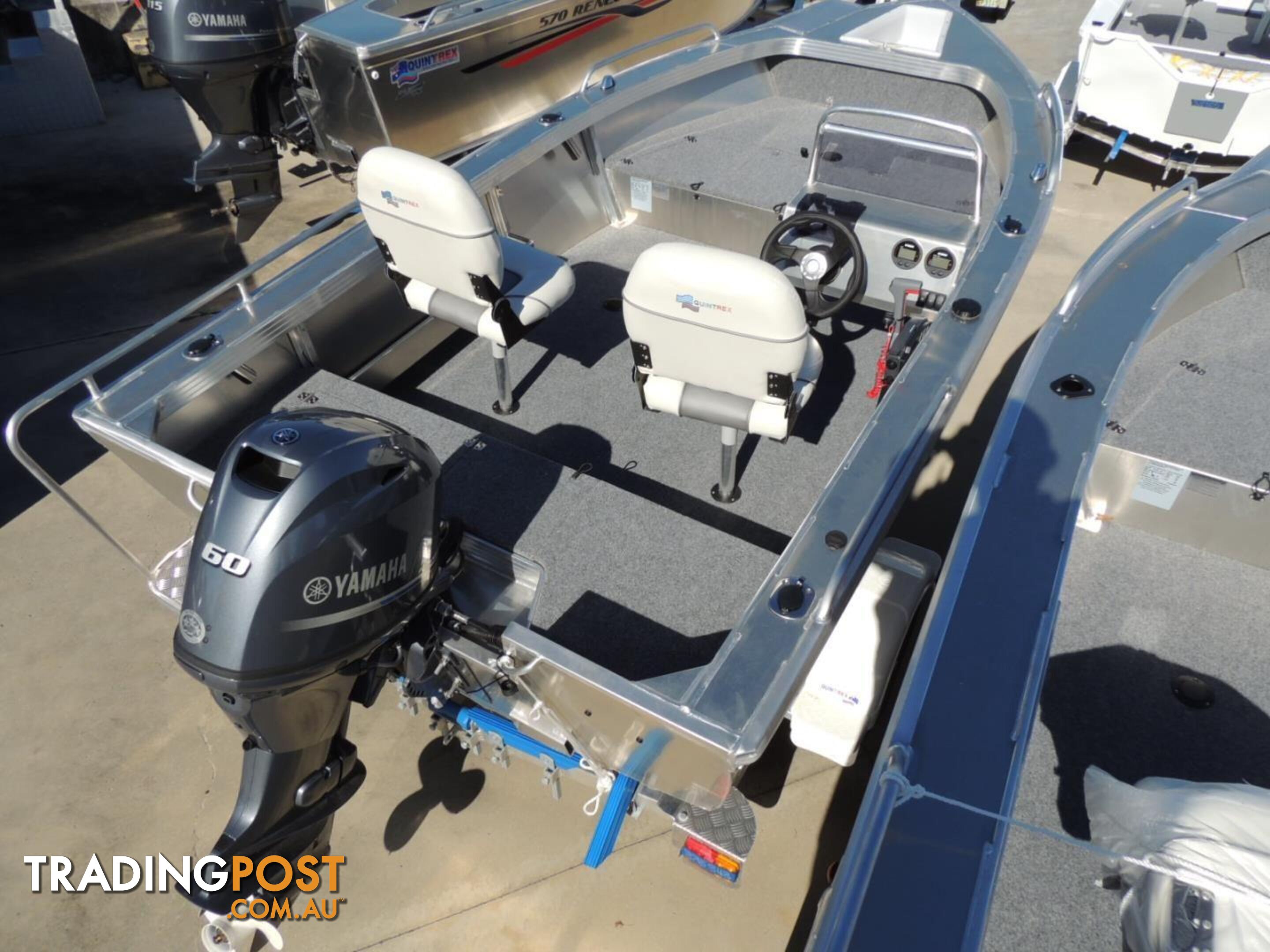 Quintrex 440 Renegade PRO SC(Side Console) + Yamaha F60hp 4-stroke - PRO Pack for sale online prices