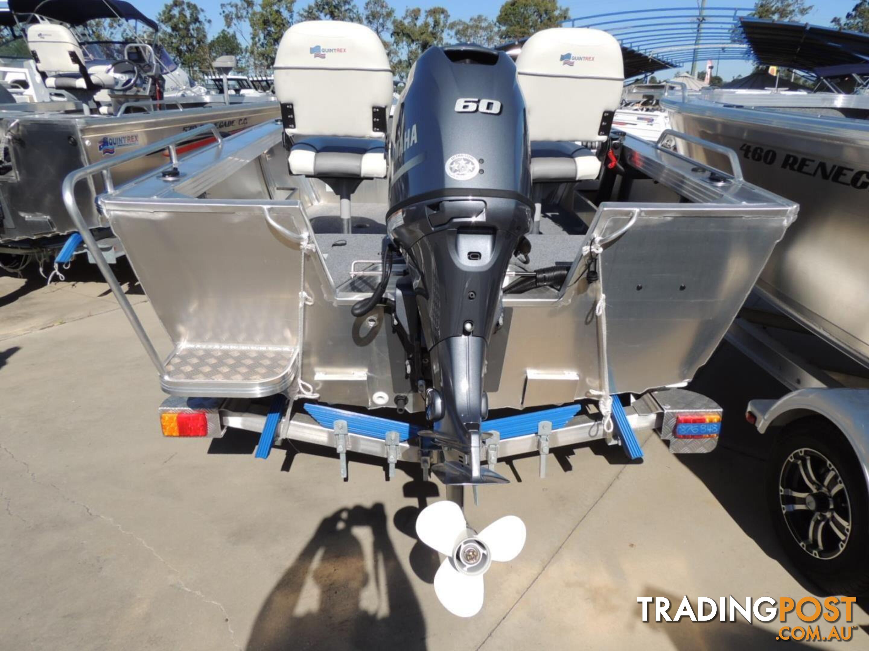 Quintrex 440 Renegade PRO SC(Side Console) + Yamaha F60hp 4-stroke - PRO Pack for sale online prices