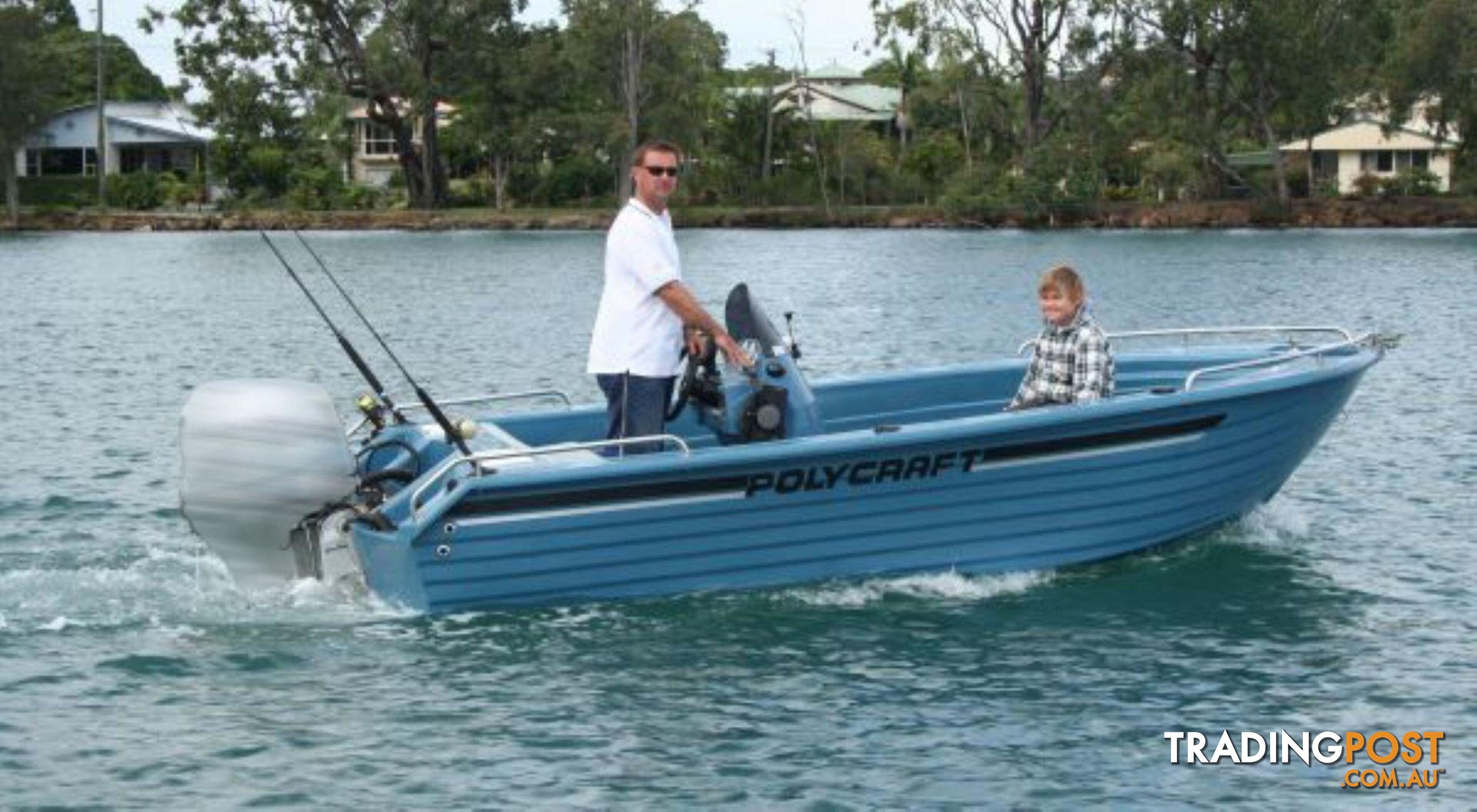 Polycraft 480 Brumby Centre/Rear Console + Yamaha F60hp 4-Stroke - Pack 1 for sale online prices