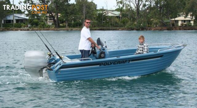 Polycraft 480 Brumby Centre/Rear Console + Yamaha F60hp 4-Stroke - Pack 1 for sale online prices