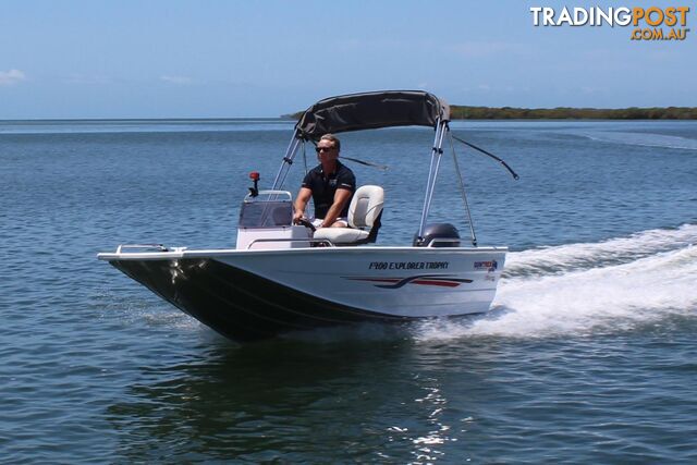 Quintrex F400 Explorer Trophy + Yamaha F30hp 4-Stroke - Pack 1 for sale online prices