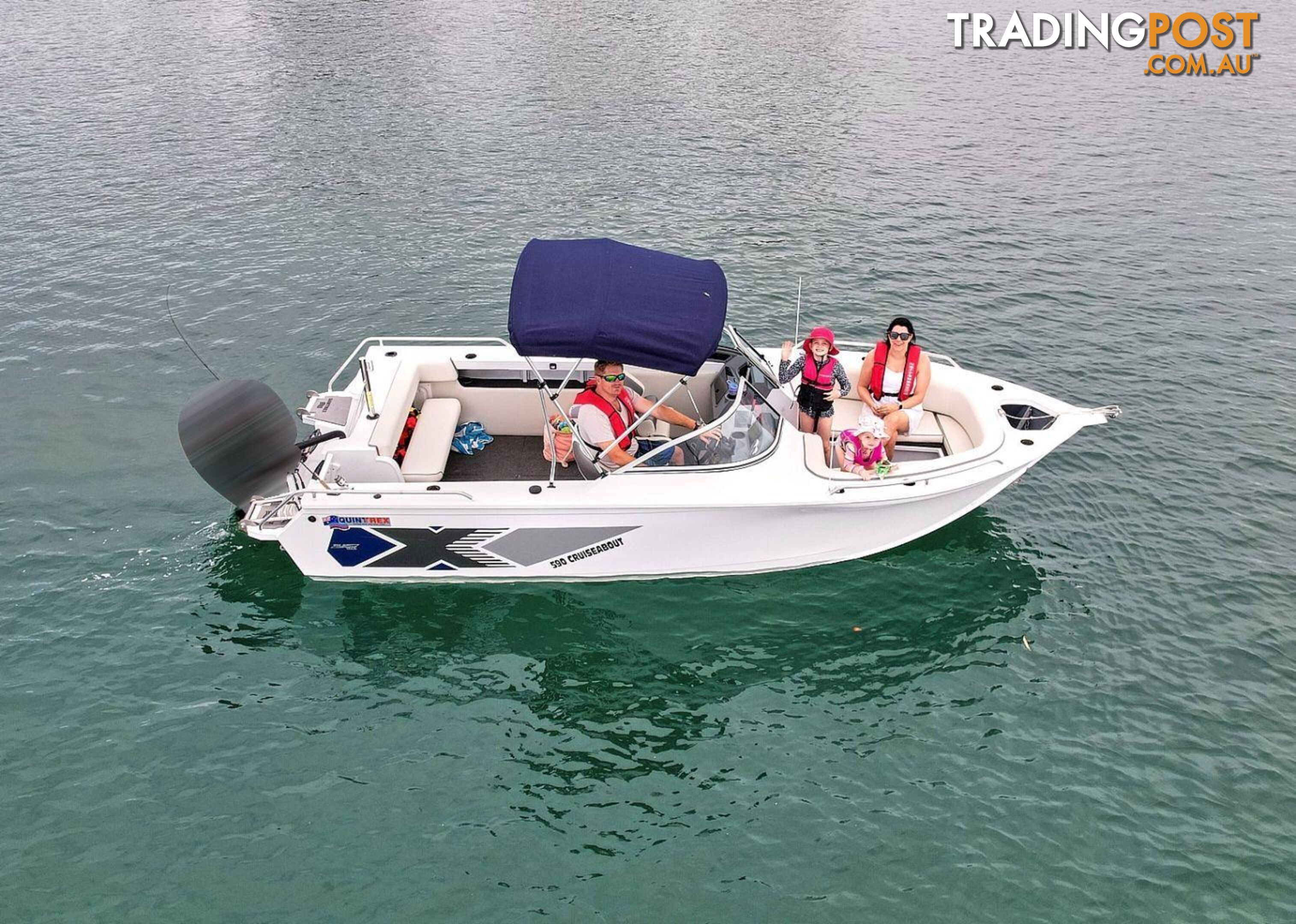 Quintrex 590 Cruiseabout + Yamaha F150hp 4-Stroke - Pack 1 for sale online prices