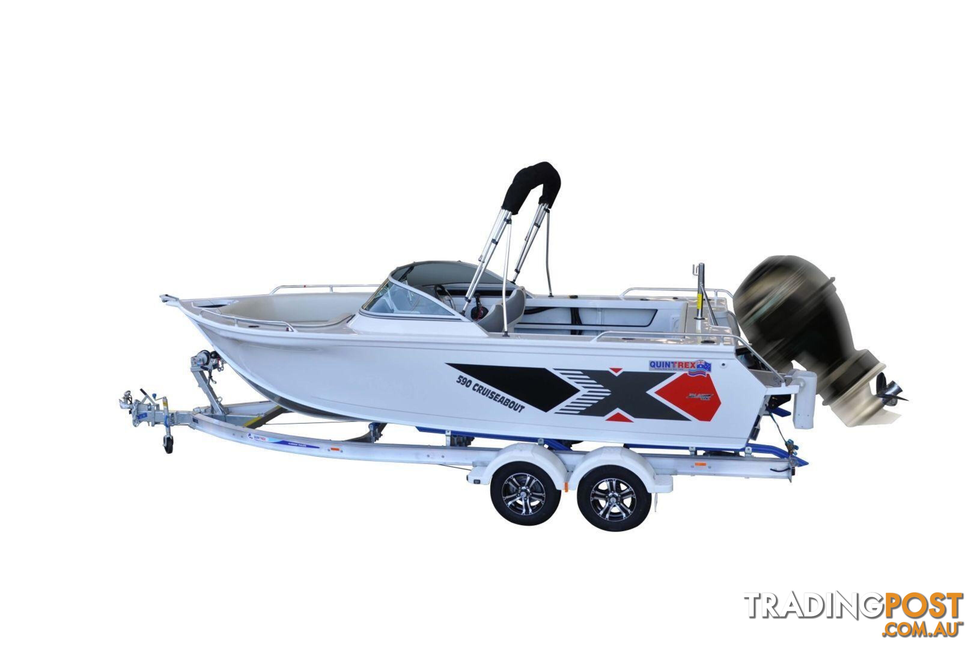 Quintrex 590 Cruiseabout + Yamaha F150hp 4-Stroke - Pack 1 for sale online prices