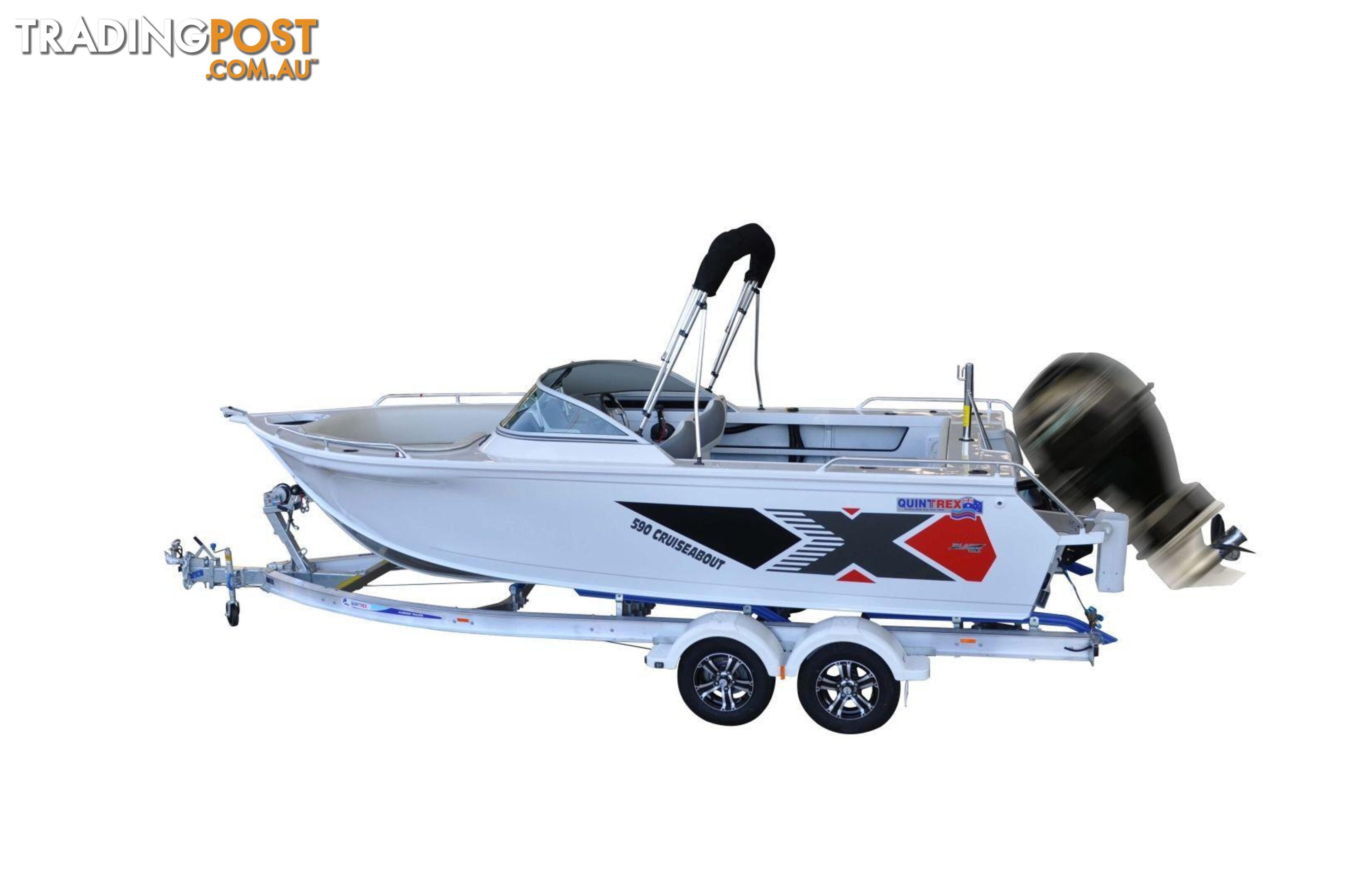 Quintrex 590 Cruiseabout + Yamaha F150hp 4-Stroke - Pack 1 for sale online prices