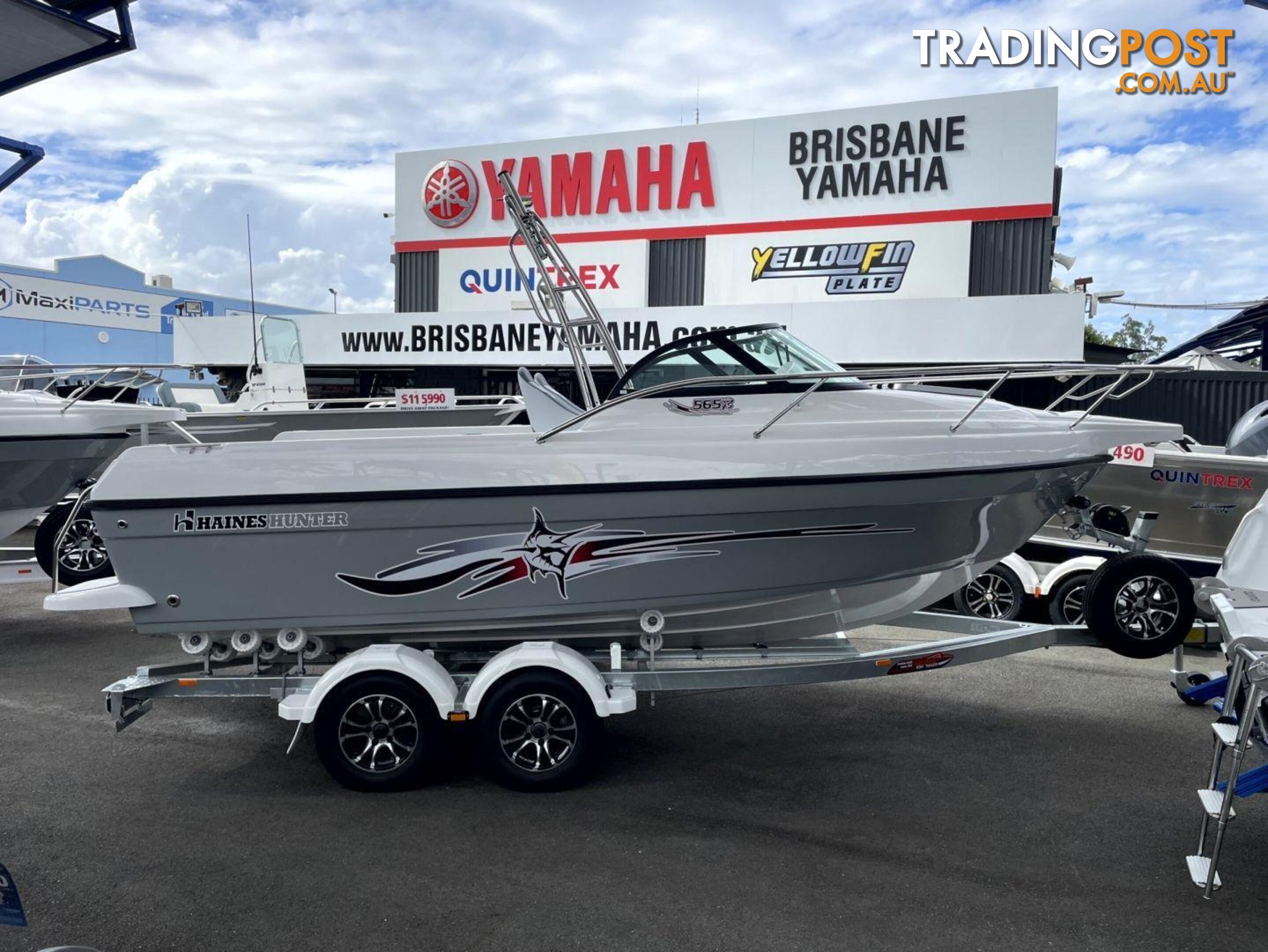 Haines Hunter 565R + Yamaha F150hp 4-Stroke - Pack 3 for sale online prices