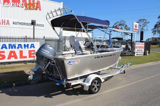 Quintrex 440 Renegade CC(Centre Console) + Yamaha F60hp 4-Stroke - Pack 3 for sale online prices