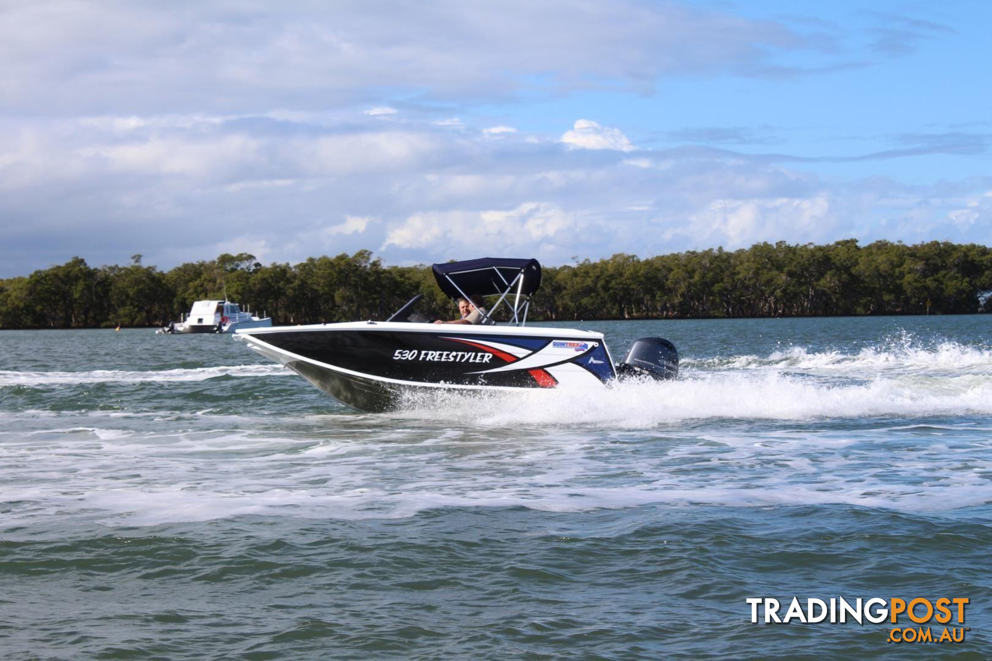 Quintrex 530 Freestyler + Yamaha F115hp 4-Stroke - Pack 2 for sale online prices