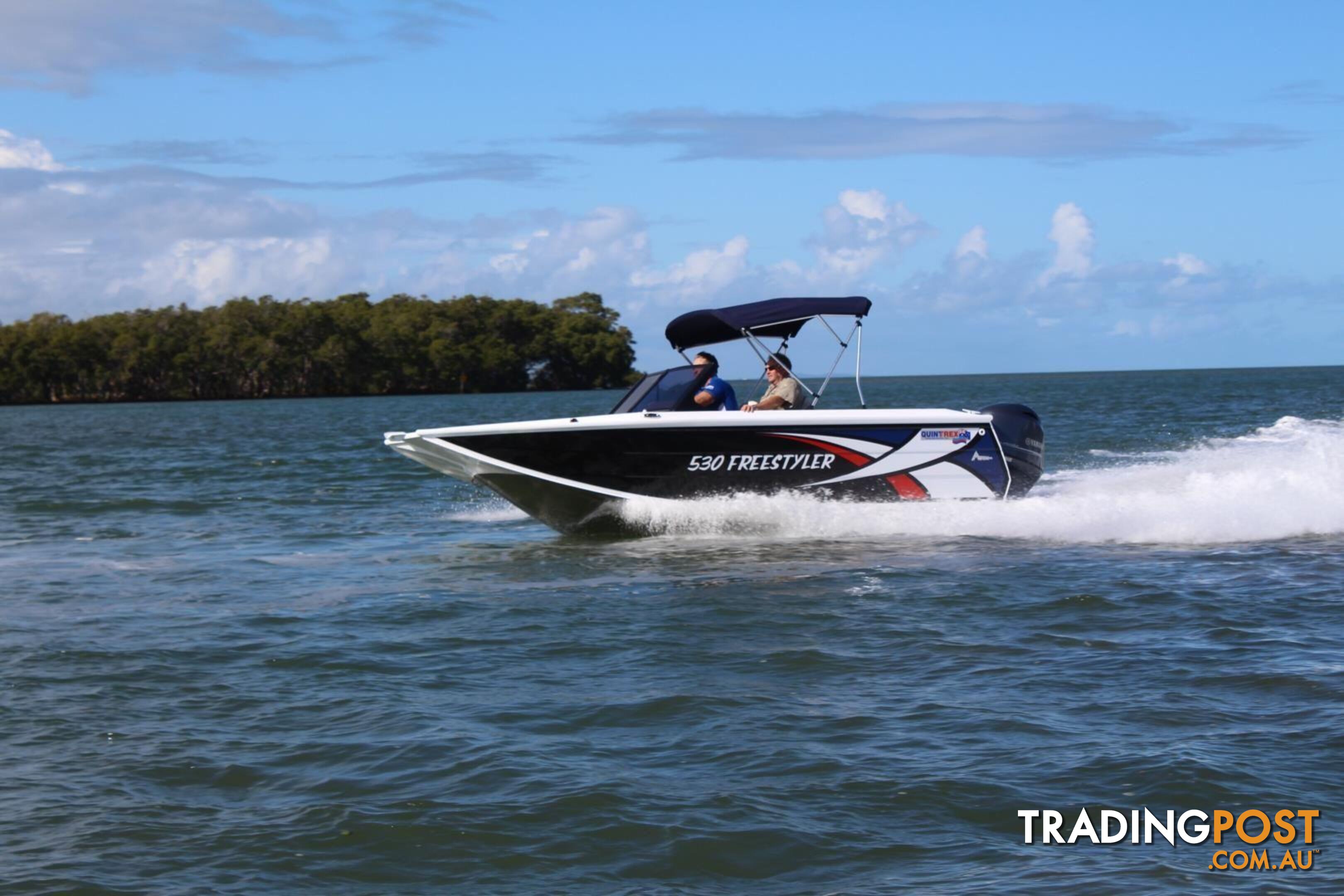 Quintrex 530 Freestyler + Yamaha F115hp 4-Stroke - Pack 2 for sale online prices