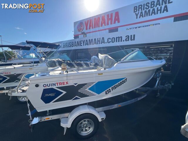 Quintrex 430 Fishabout + Yamaha F60HP - IN STOCK NOW